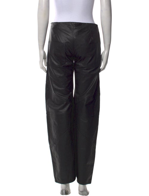 EB DENIM Leather Wide Leg Pants