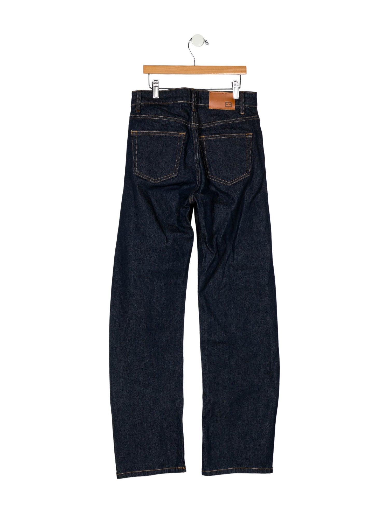 EB DENIM Mid-Rise Straight Leg Jeans
