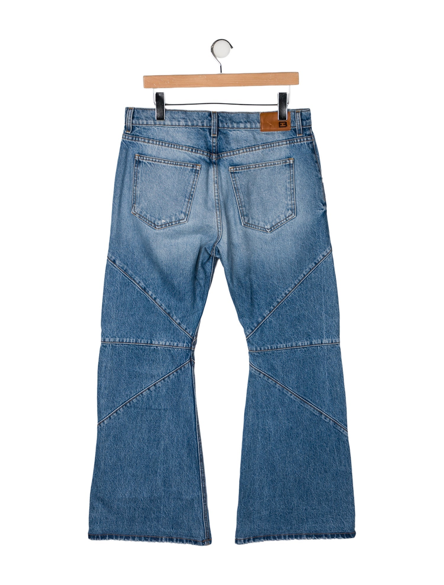 EB DENIM Mid-Rise Wide Leg Jeans