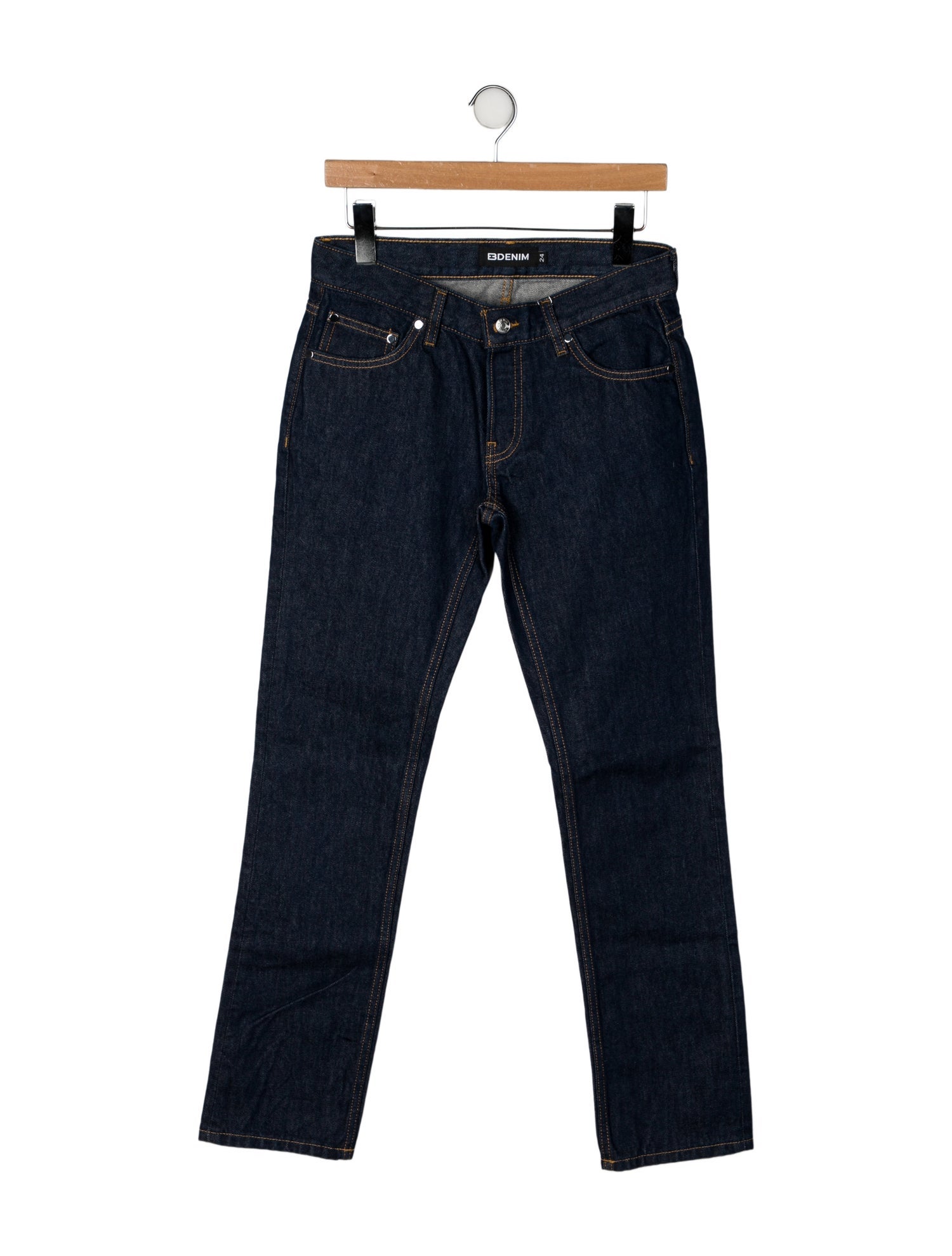 EB DENIM Mid-Rise Straight Leg Jeans w/ Tags