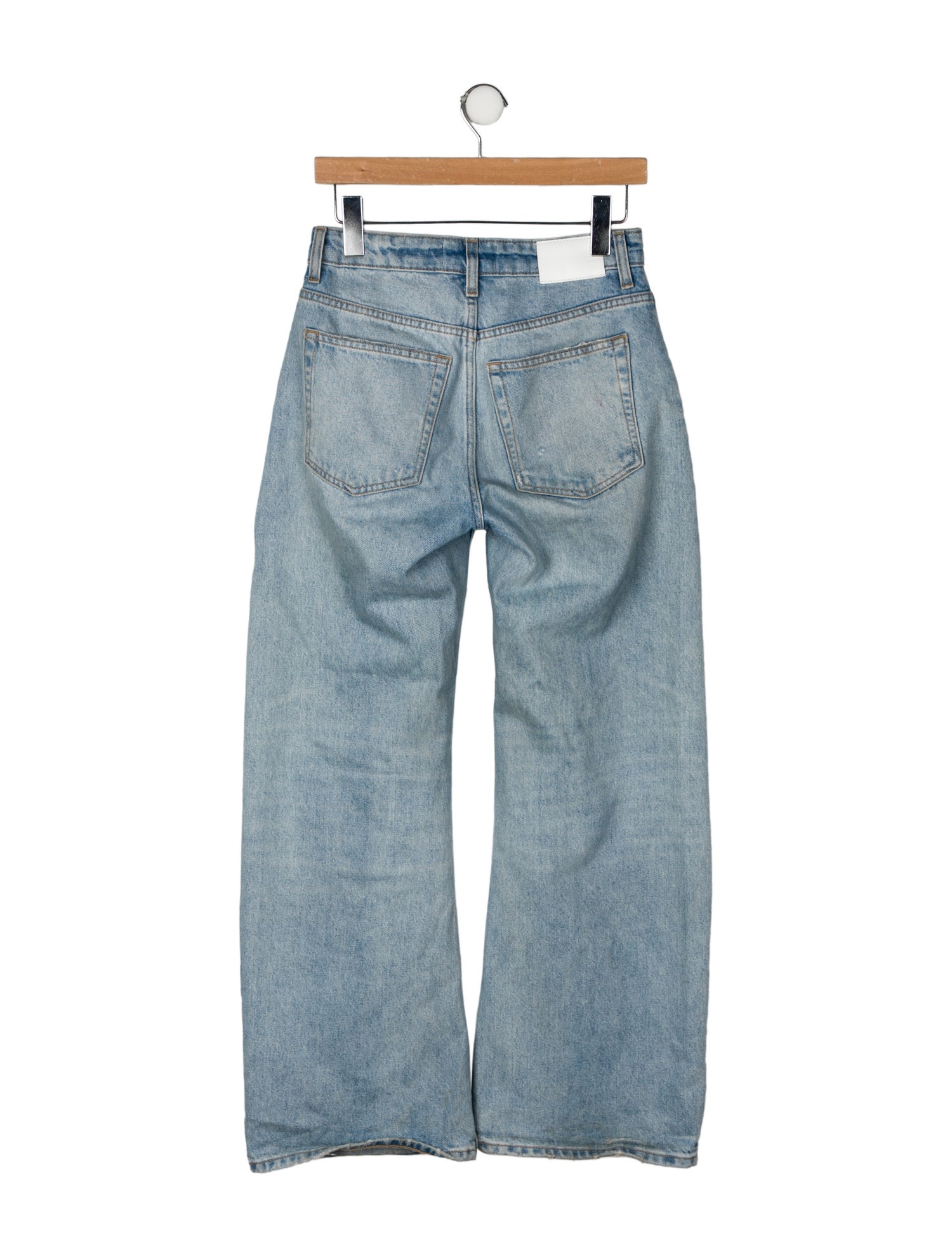 EB DENIM Mid-Rise Wide Leg Jeans