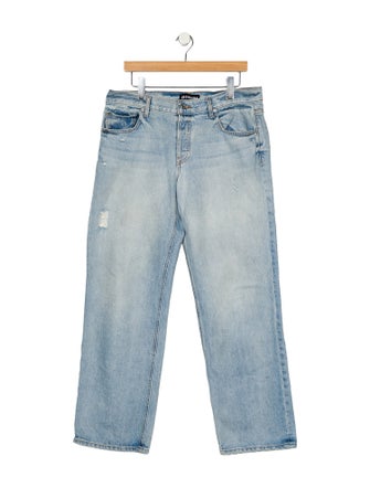 EB DENIM Mid-Rise Wide Leg Jeans