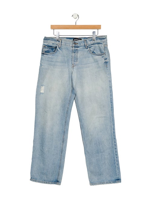 EB DENIM Mid-Rise Wide Leg Jeans
