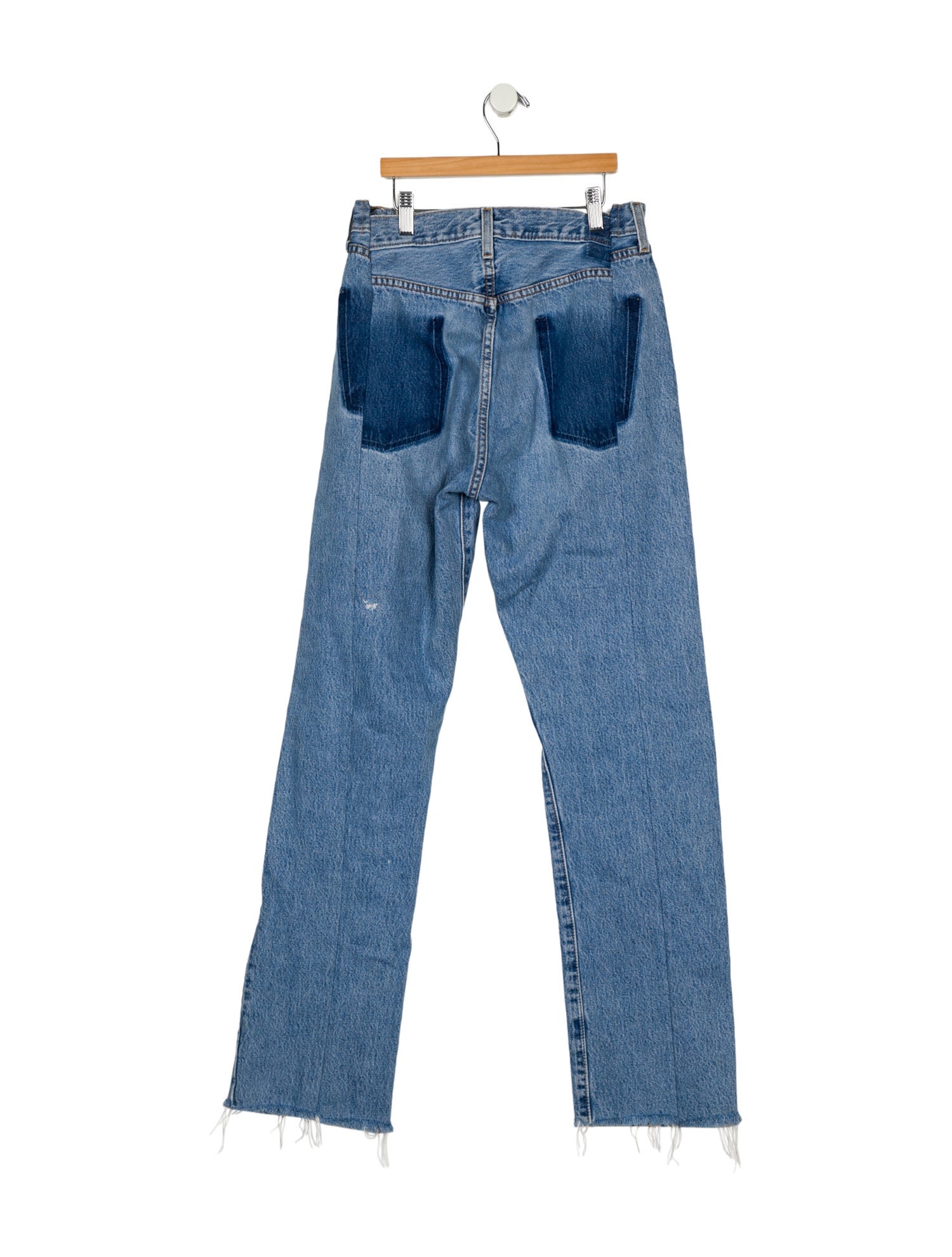 EB DENIM Mid-Rise Straight Leg Jeans