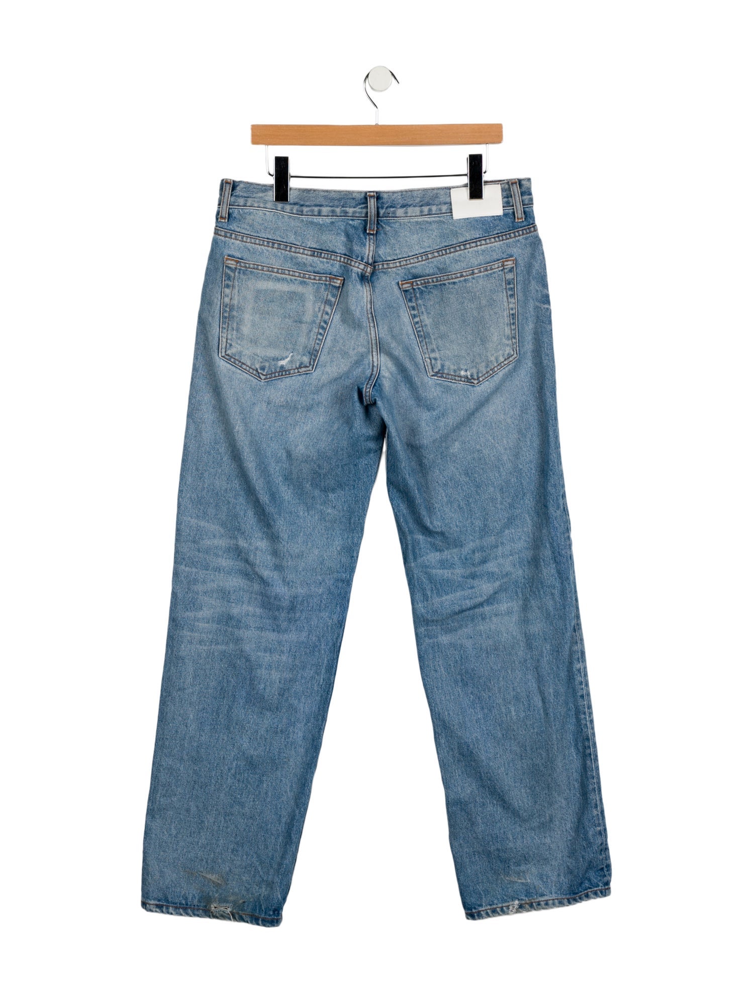 EB DENIM Mid-Rise Wide Leg Jeans