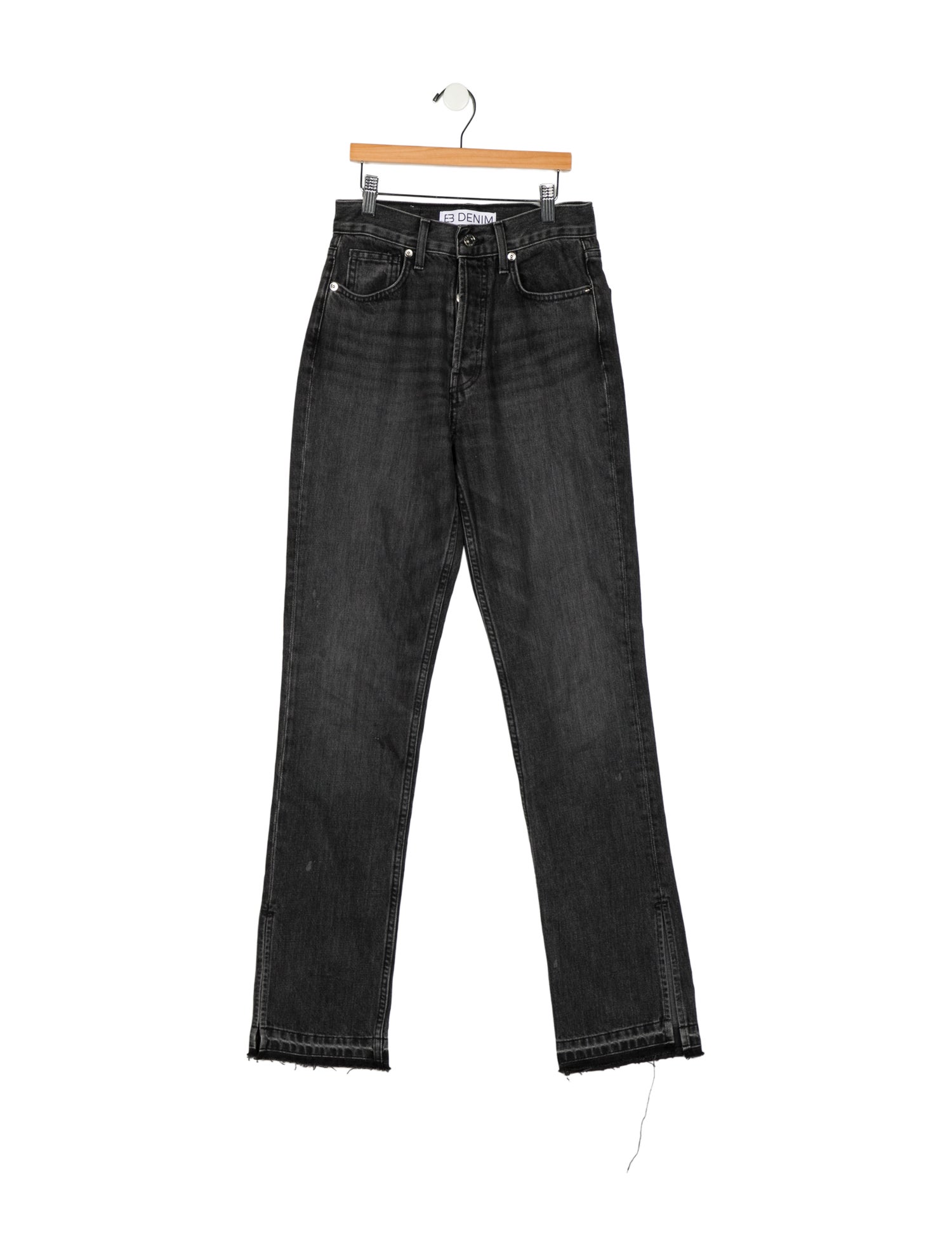 EB DENIM High-Rise Straight Leg Jeans