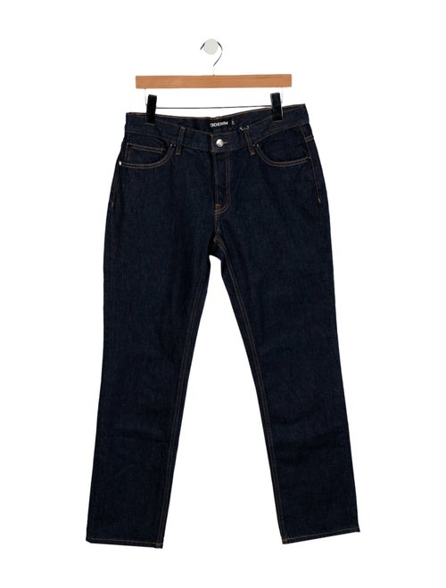 EB DENIM Mid-Rise Straight Leg Jeans
