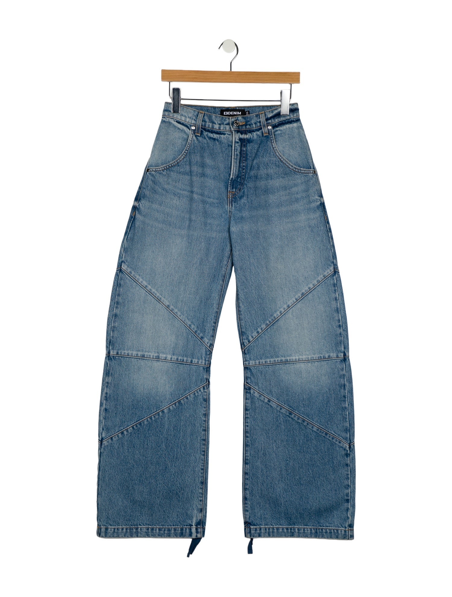 EB DENIM High-Rise Wide Leg Jeans