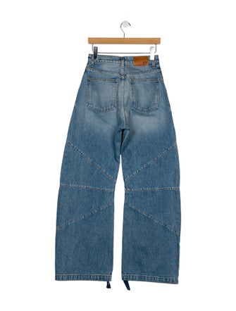 EB DENIM High-Rise Wide Leg Jeans