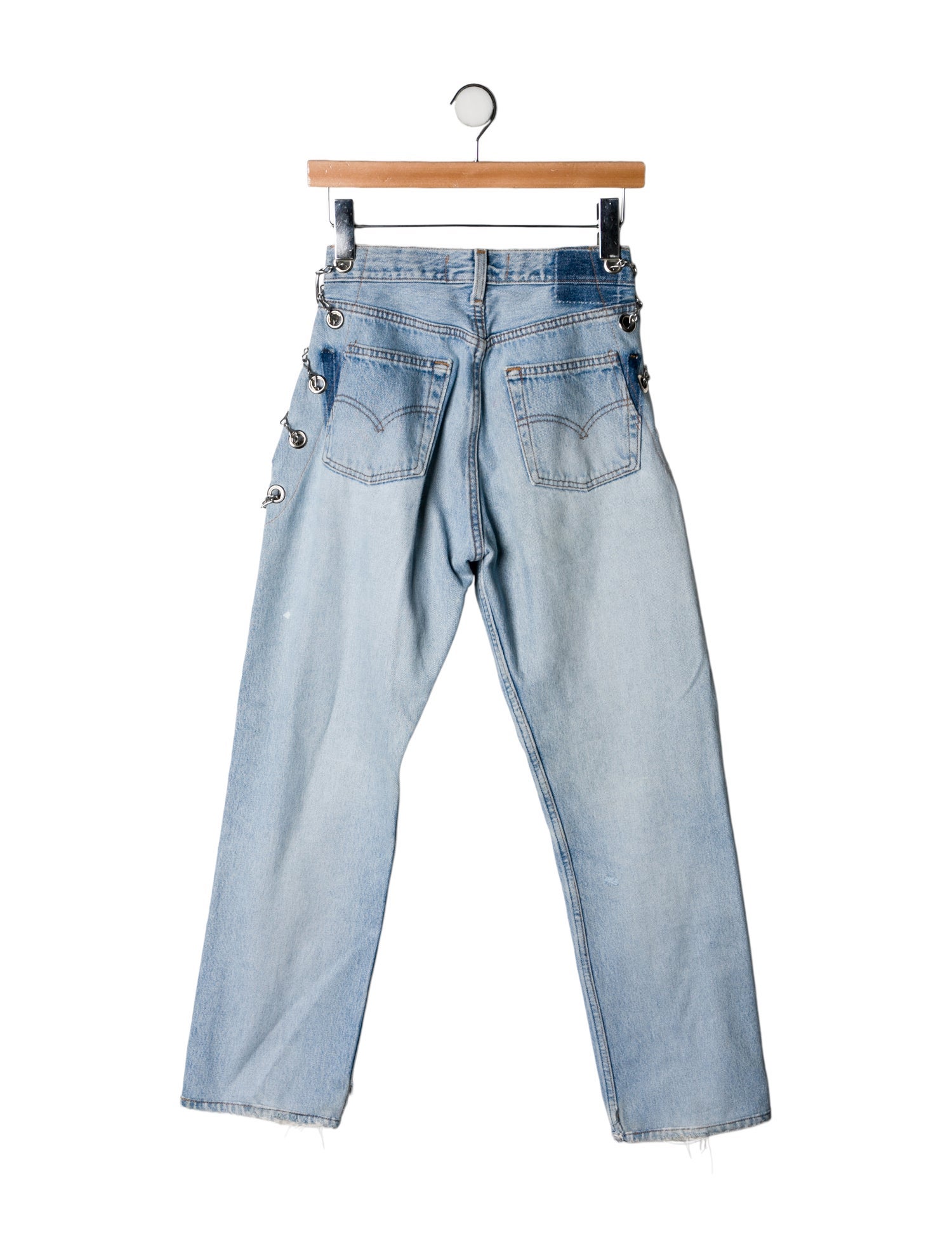 EB DENIM Mid-Rise Straight Leg Jeans