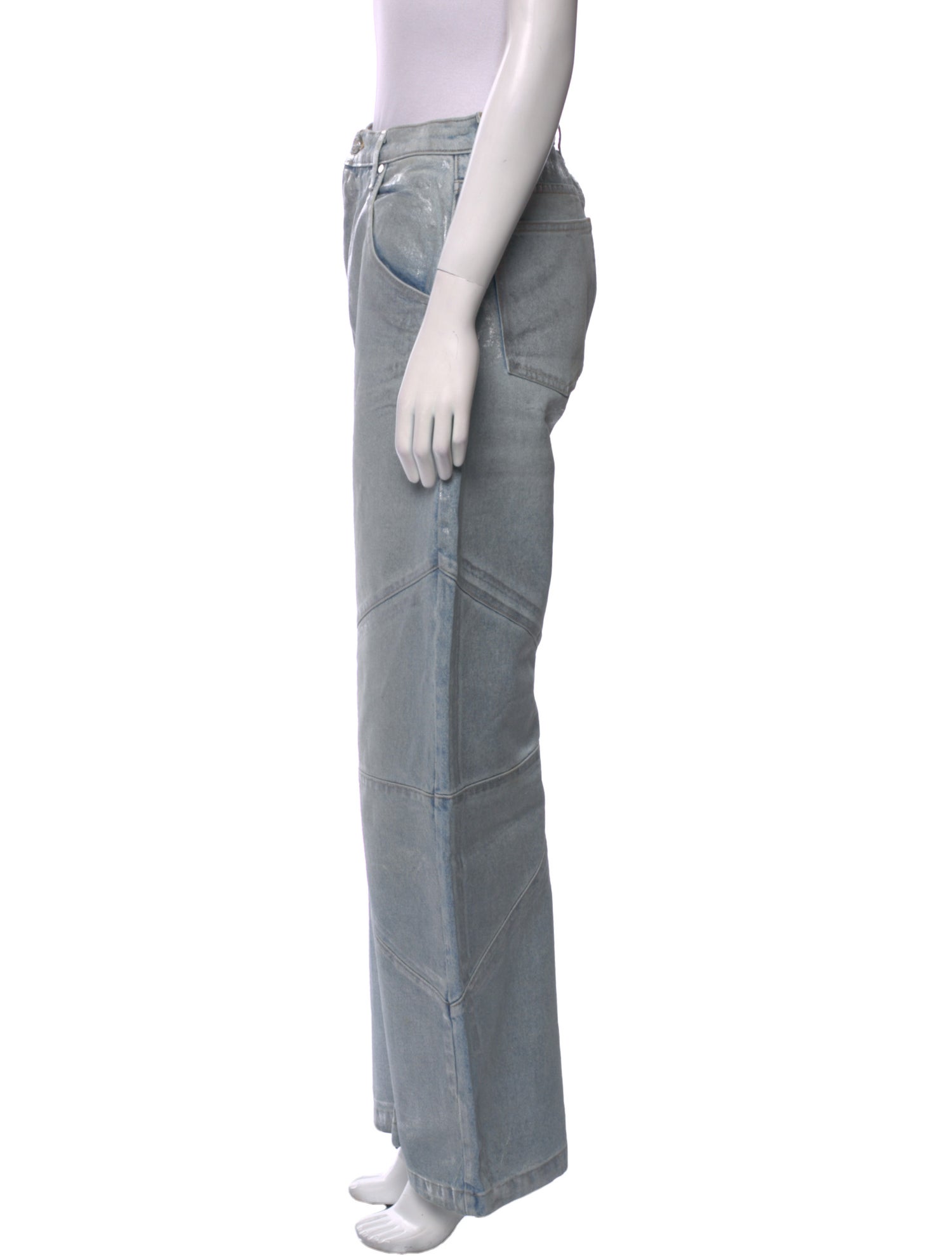 EB DENIM High-Rise Wide Leg Jeans
