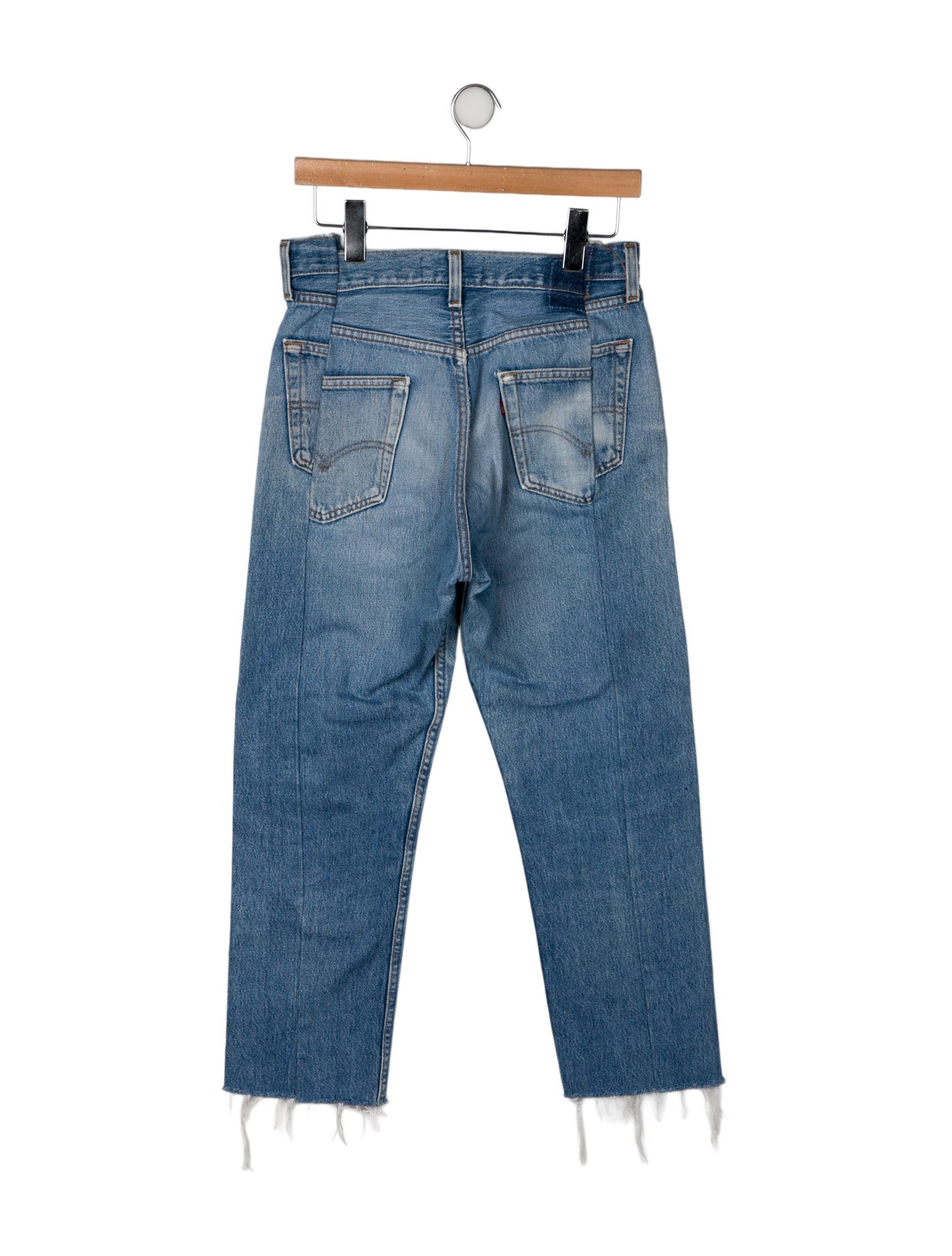 EB DENIM High-Rise Straight Leg Jeans