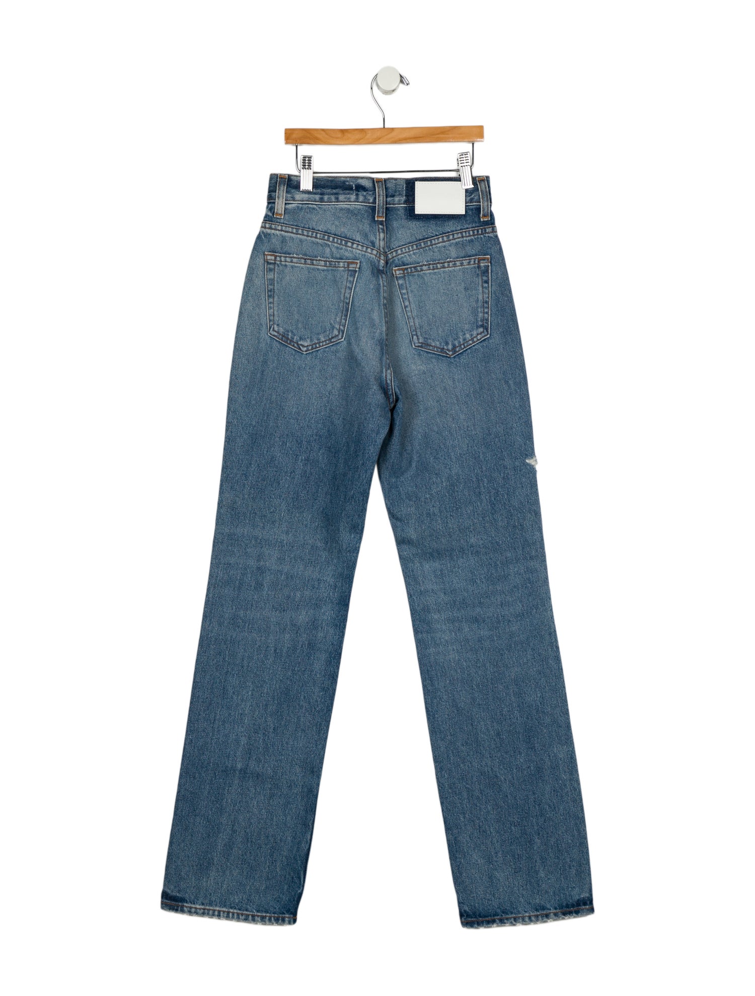 EB DENIM Mid-Rise Straight Leg Jeans w/ Tags