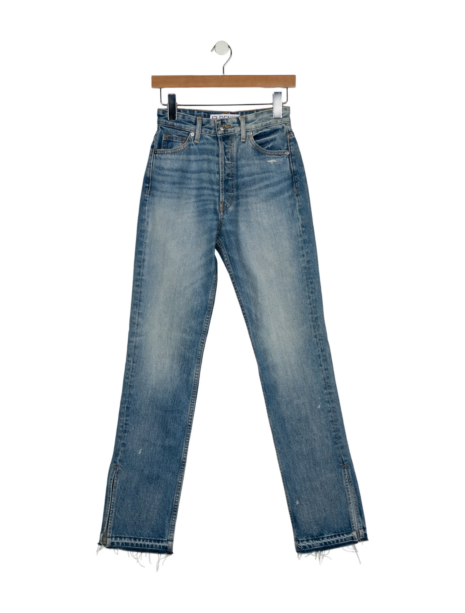 EB DENIM High-Rise Straight Leg Jeans