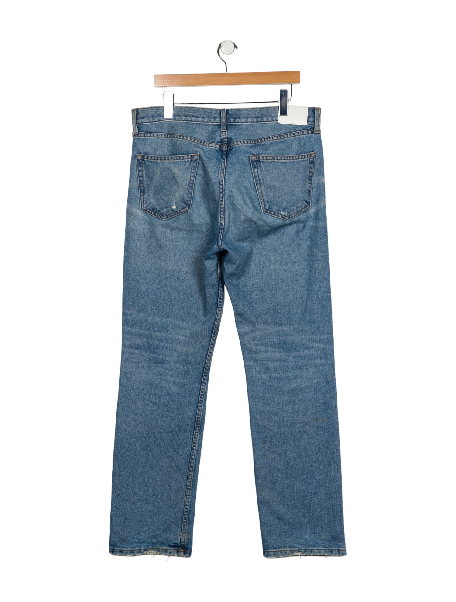 EB DENIM High-Rise Straight Leg Jeans