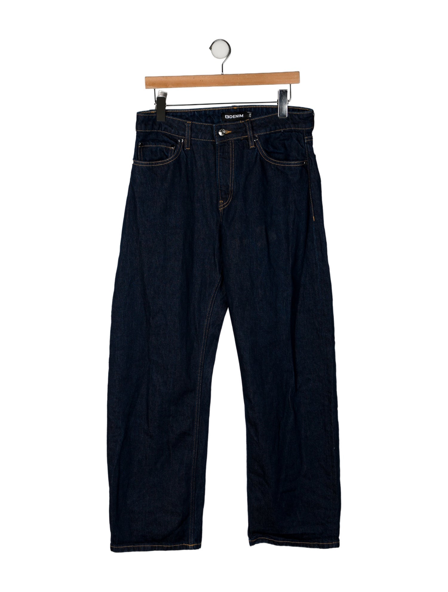 EB DENIM Mid-Rise Wide Leg Jeans