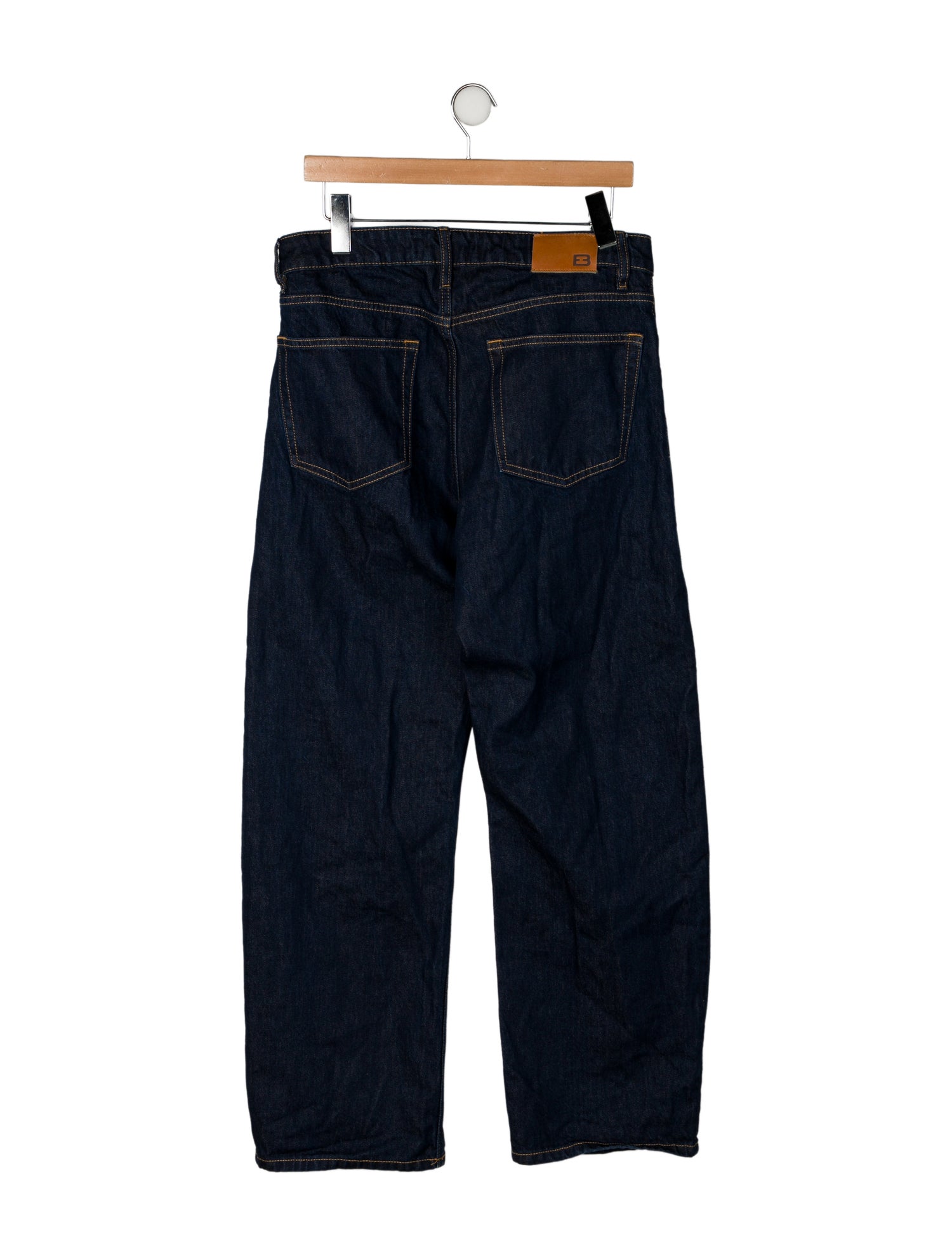 EB DENIM Mid-Rise Wide Leg Jeans