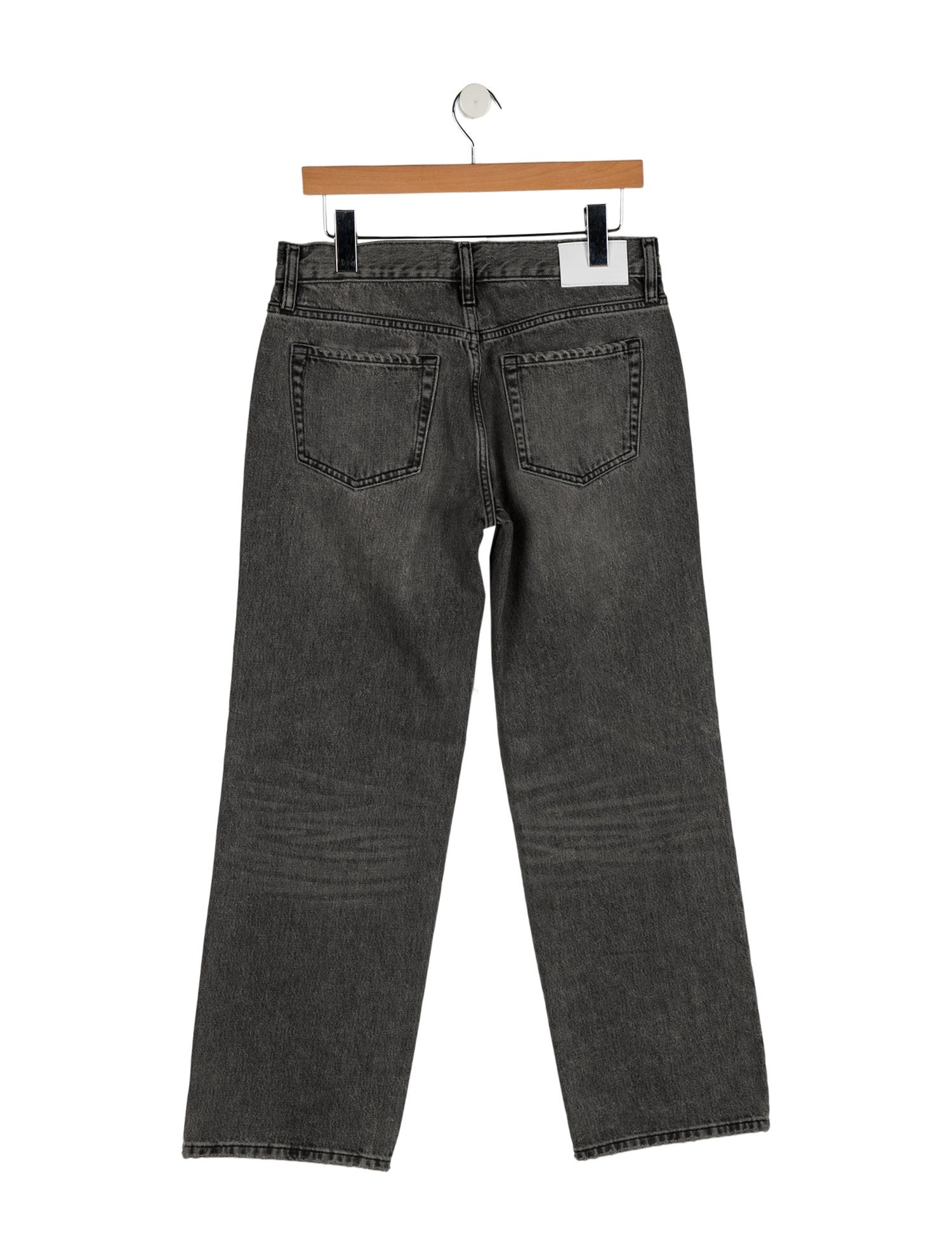 EB DENIM Mid-Rise Wide Leg Jeans