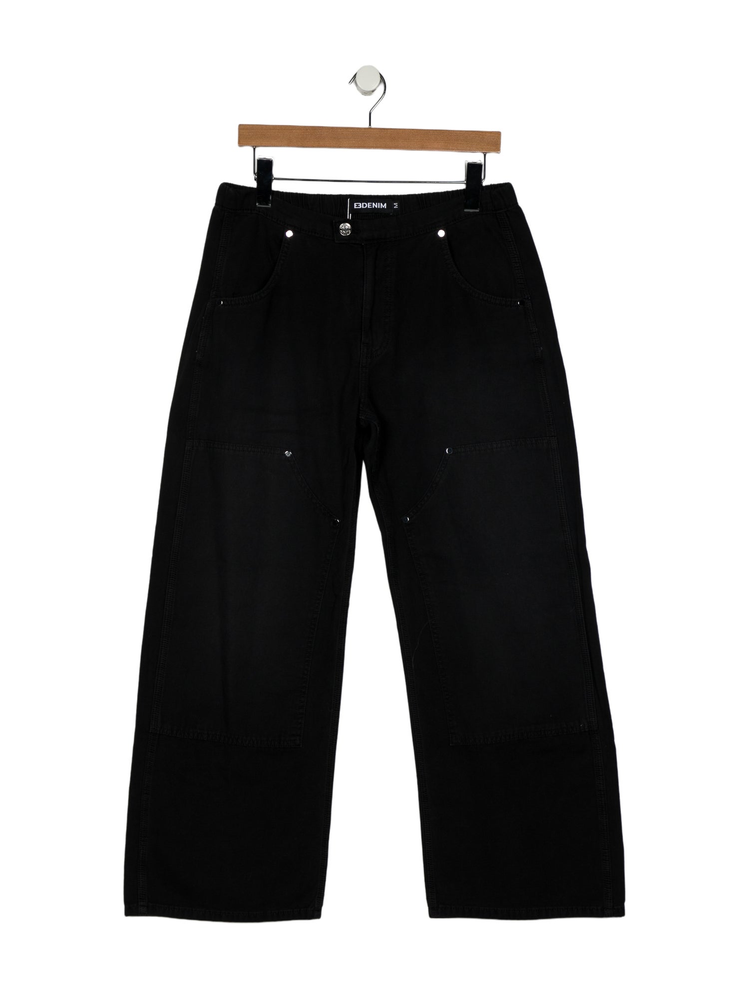 EB DENIM Mid-Rise Wide Leg Jeans