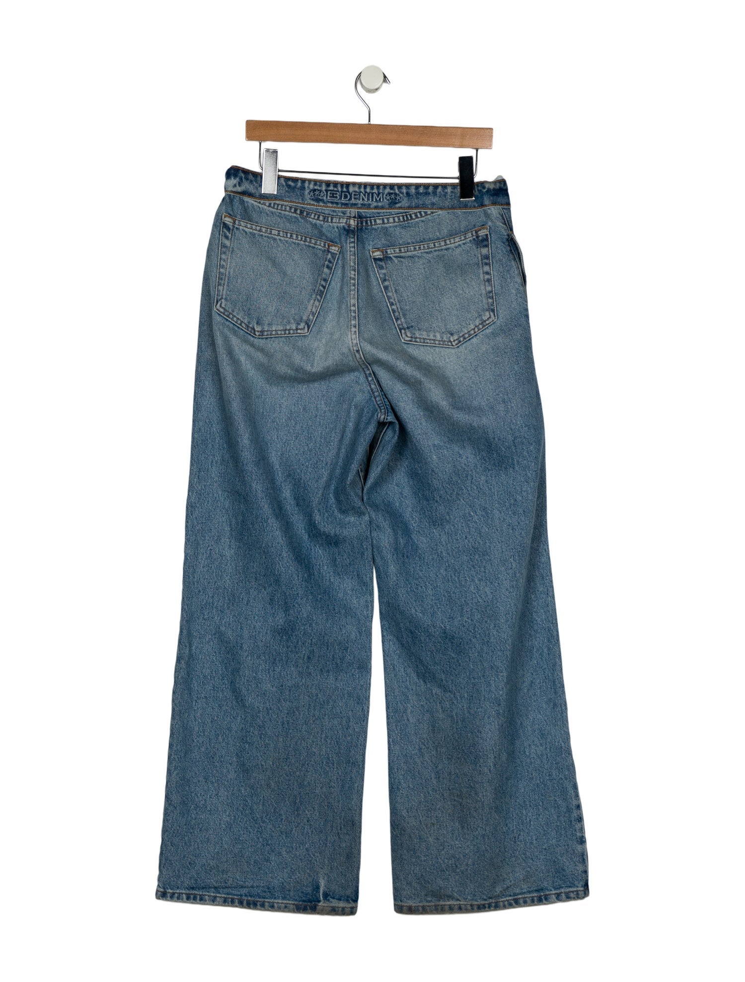 EB DENIM High-Rise Wide Leg Jeans