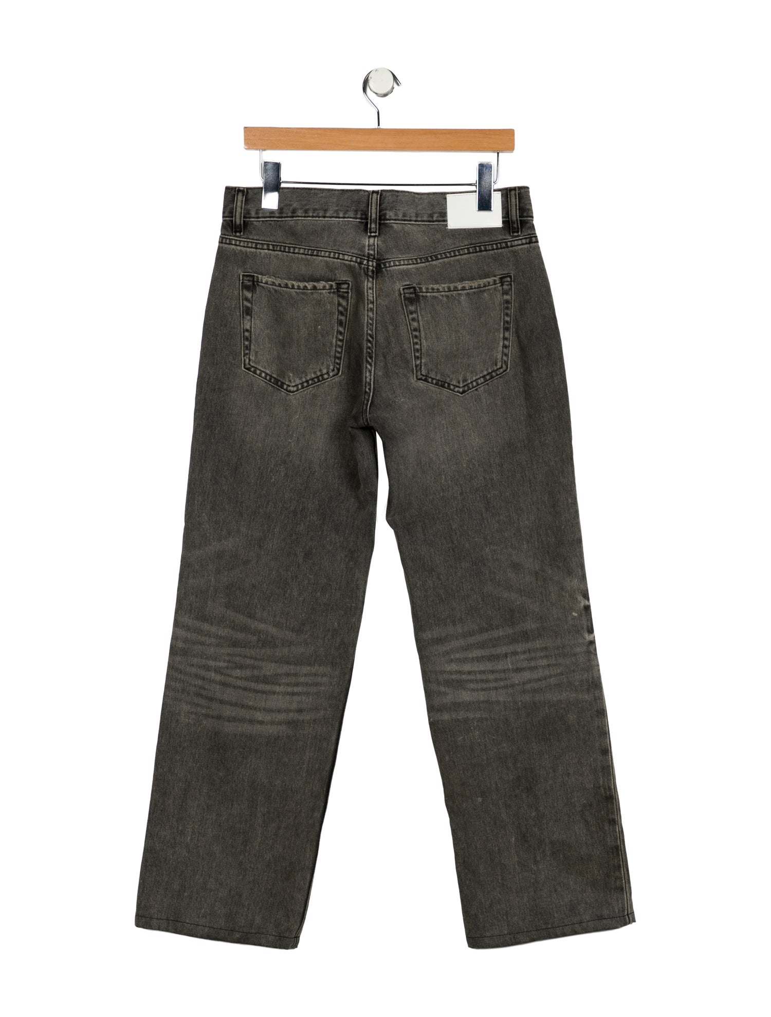 EB DENIM Mid-Rise Wide Leg Jeans