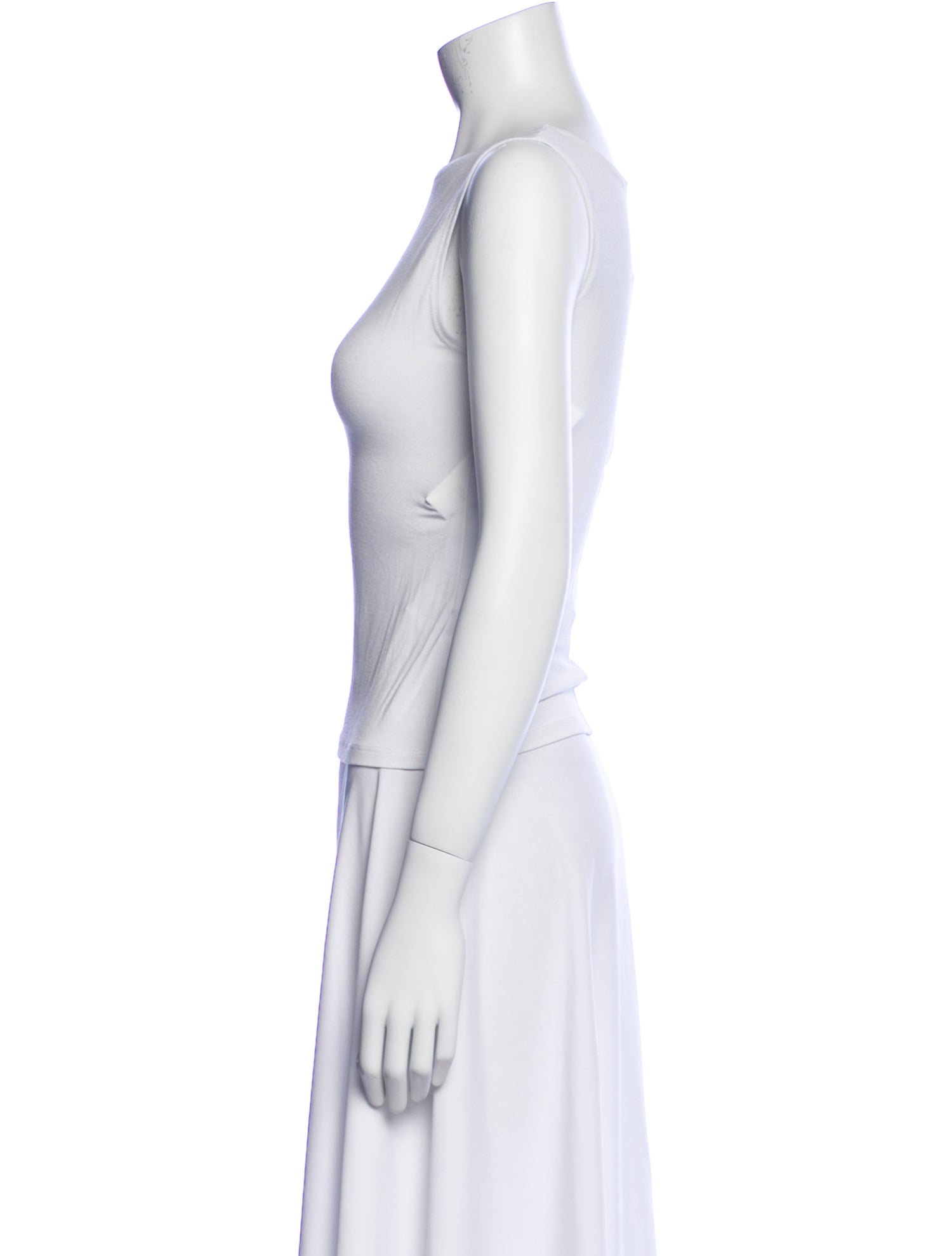 EB DENIM Cropped Denim Bustier Bateau Neckline Top w/ Tags