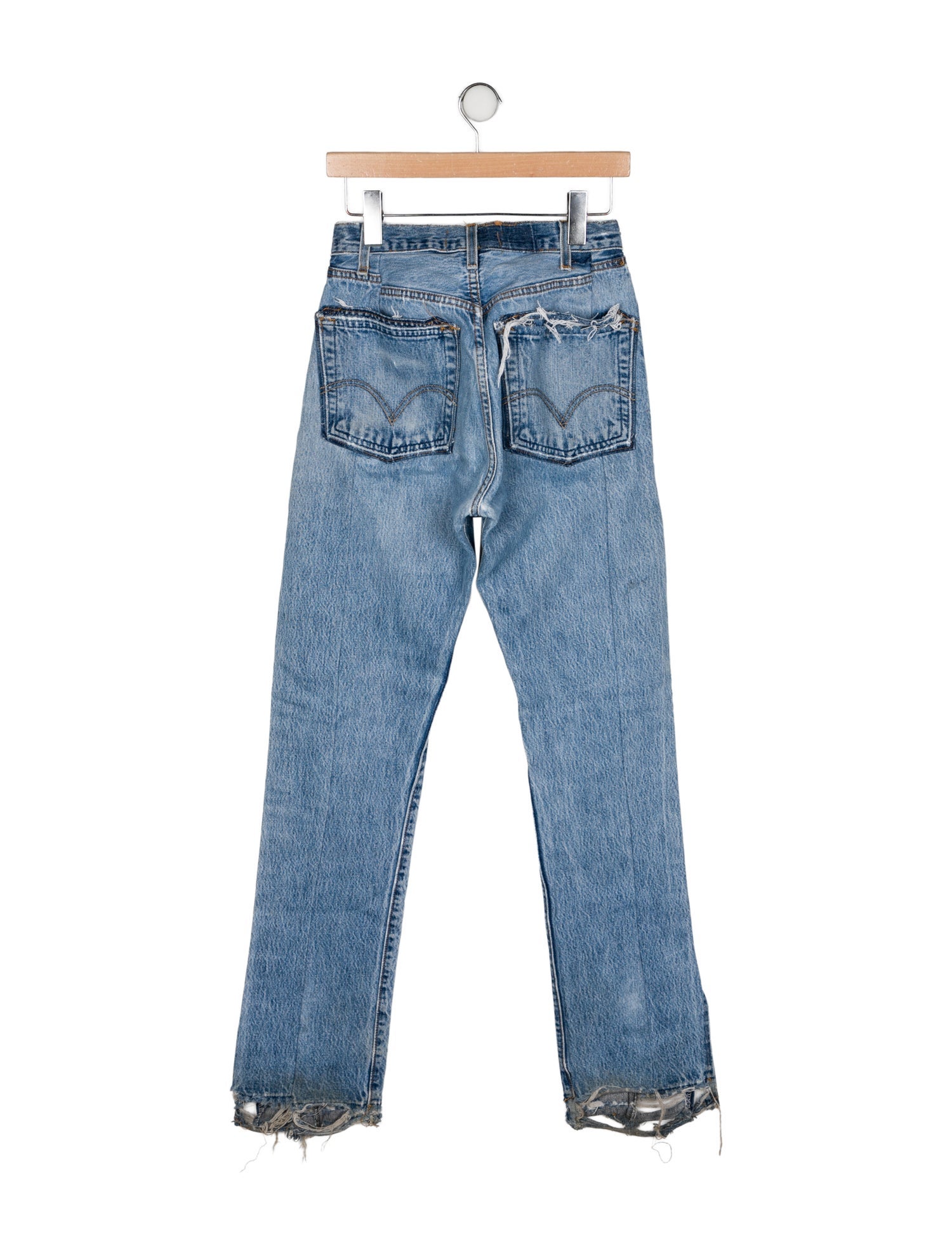 EB DENIM High-Rise Straight Leg Jeans