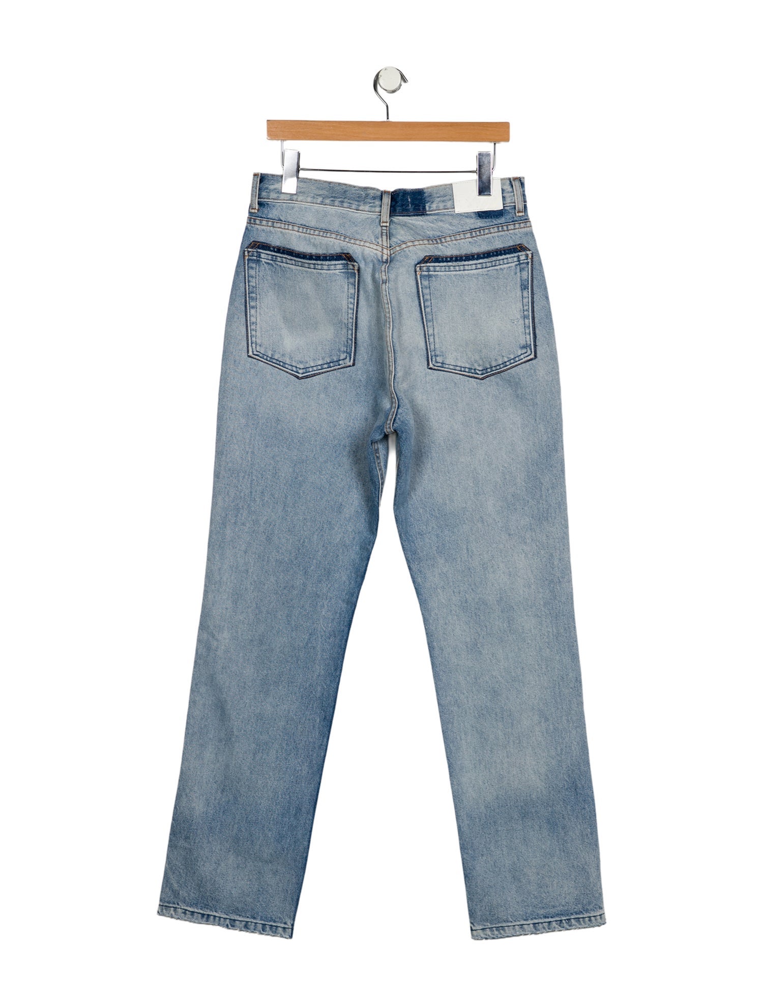 EB DENIM High-Rise Straight Leg Jeans