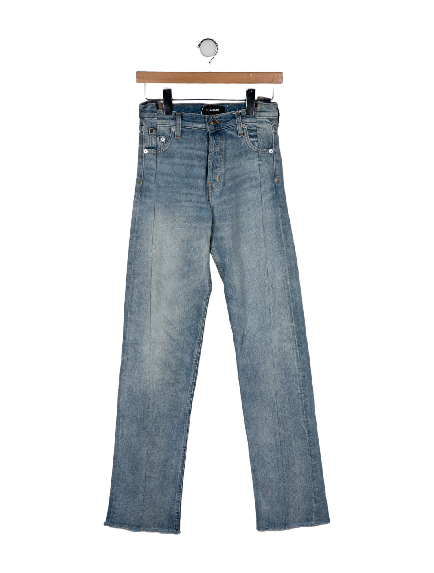 EB DENIM High-Rise Straight Leg Jeans