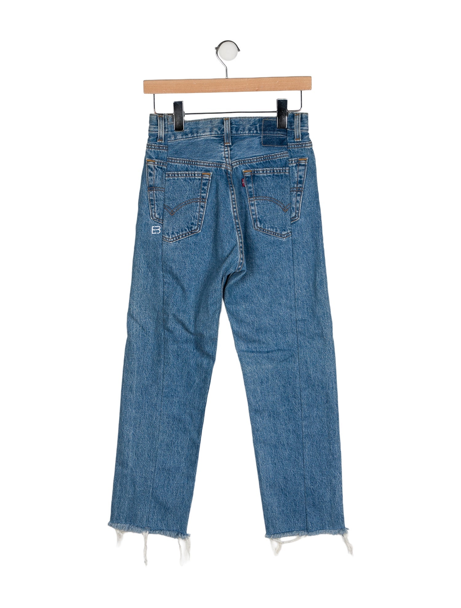 EB DENIM High-Rise Straight Leg Jeans
