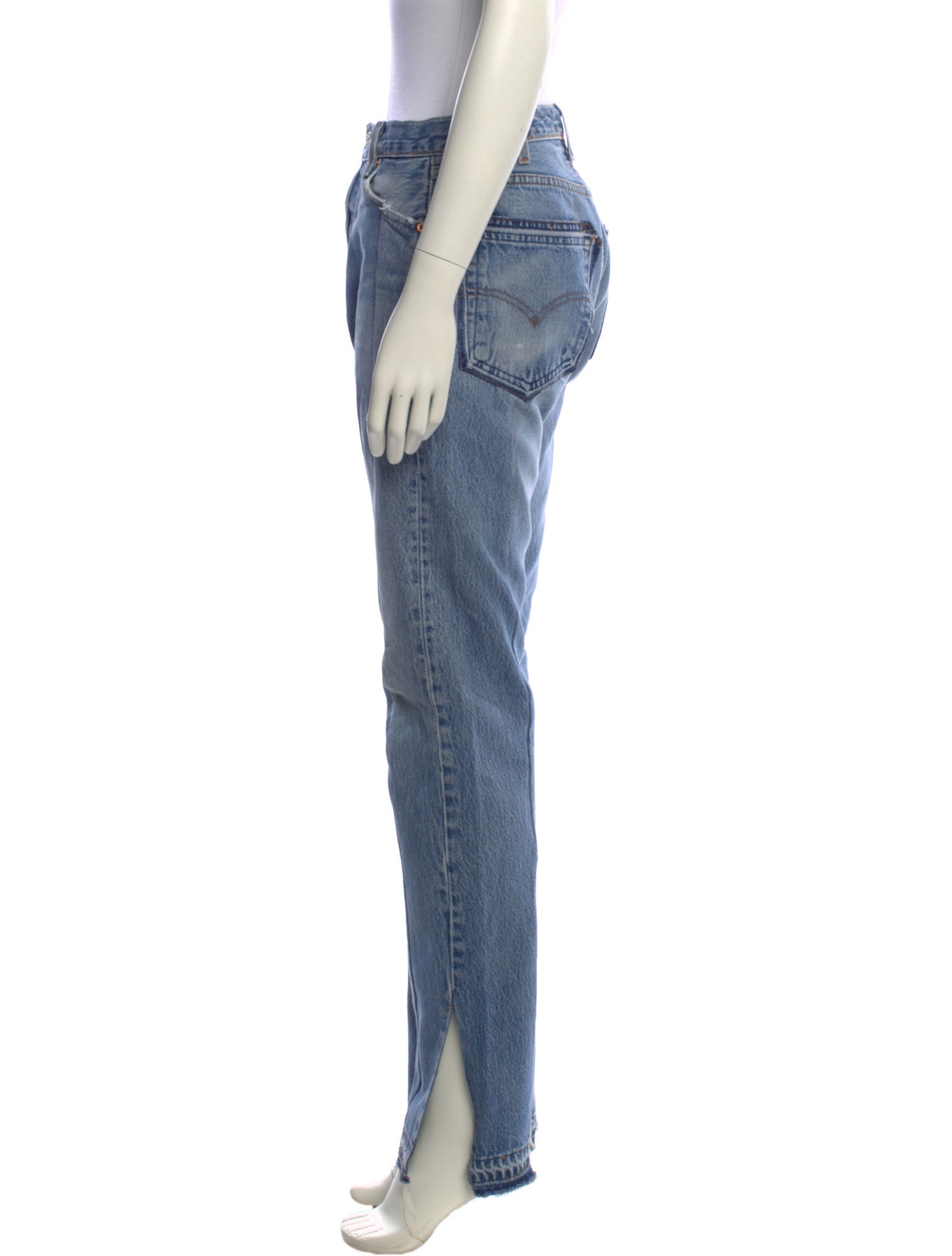 EB DENIM High-Rise Straight Leg Jeans