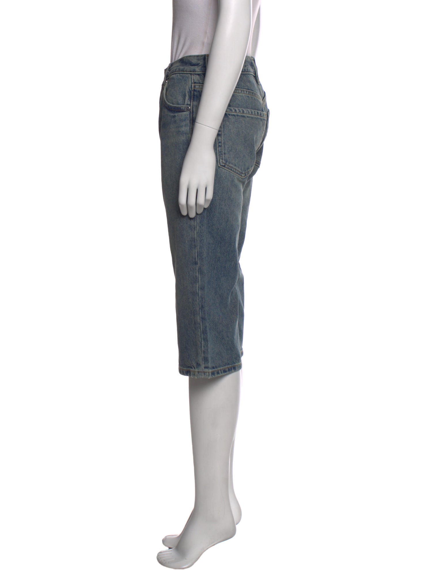 EB DENIM Mid-Rise Wide Leg Jeans