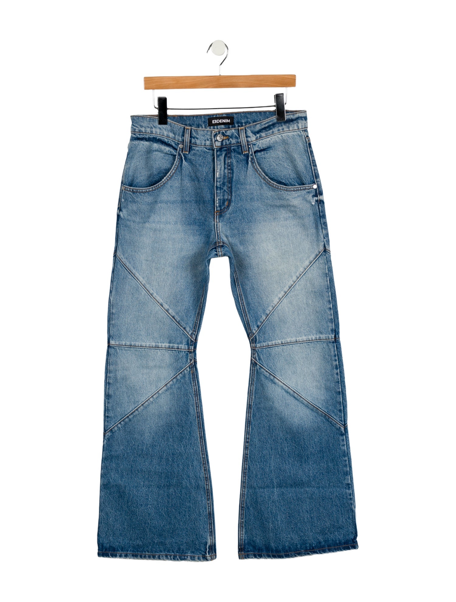 EB DENIM High-Rise Flared Jeans
