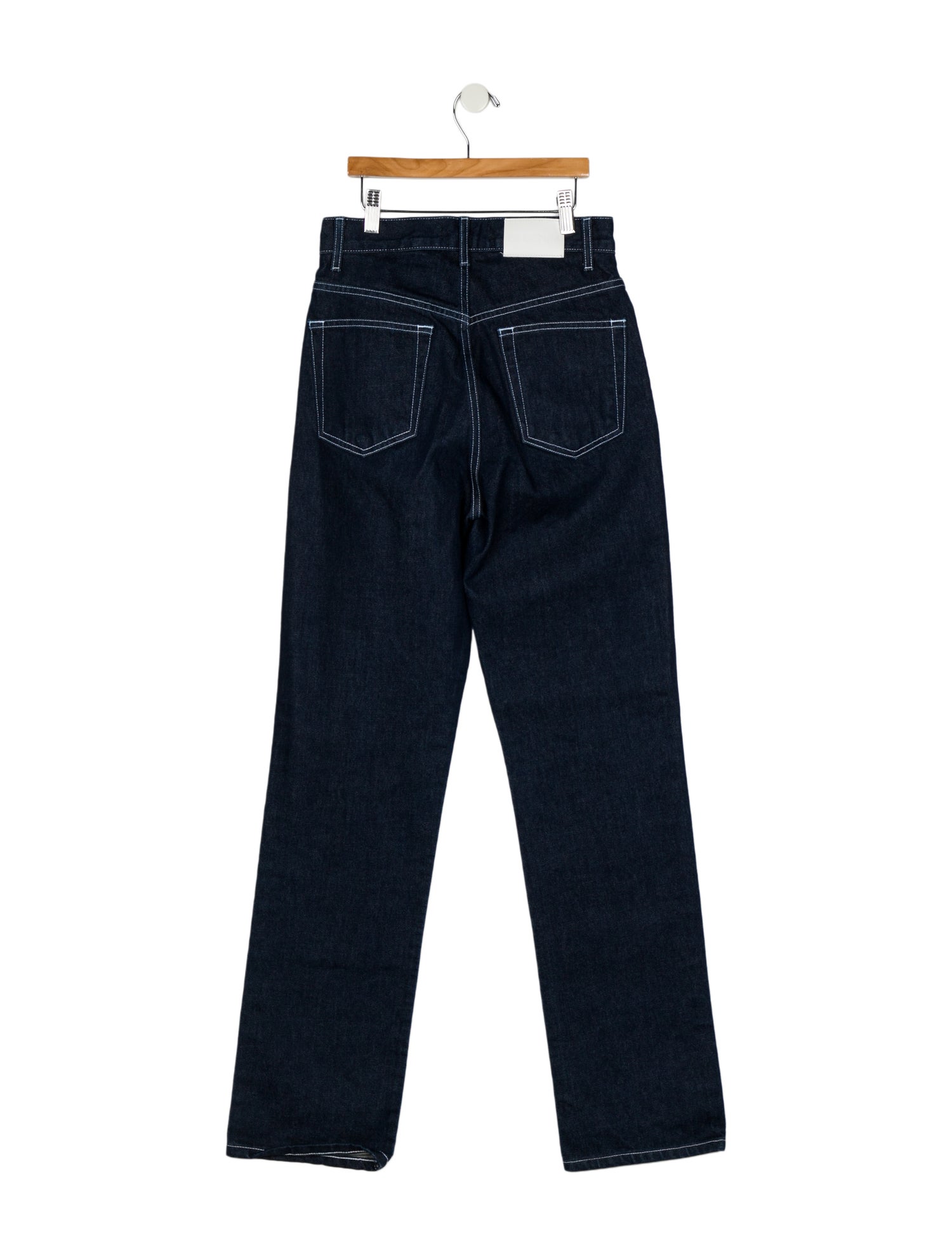 EB DENIM Mid-Rise Straight Leg Jeans
