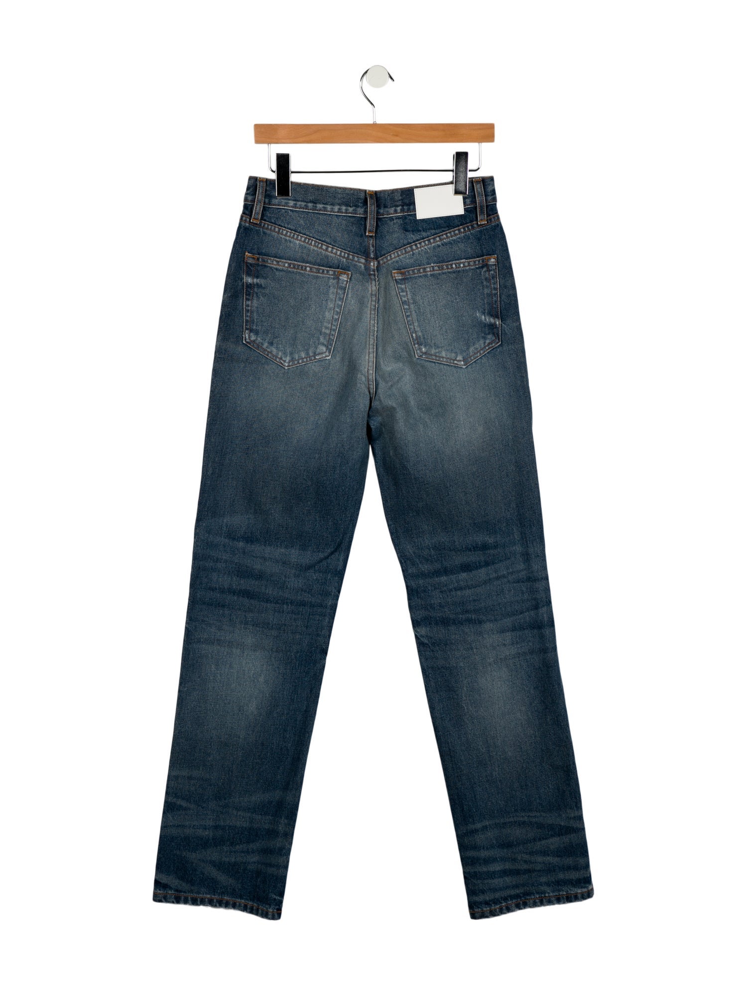 EB DENIM High-Rise Straight Leg Jeans