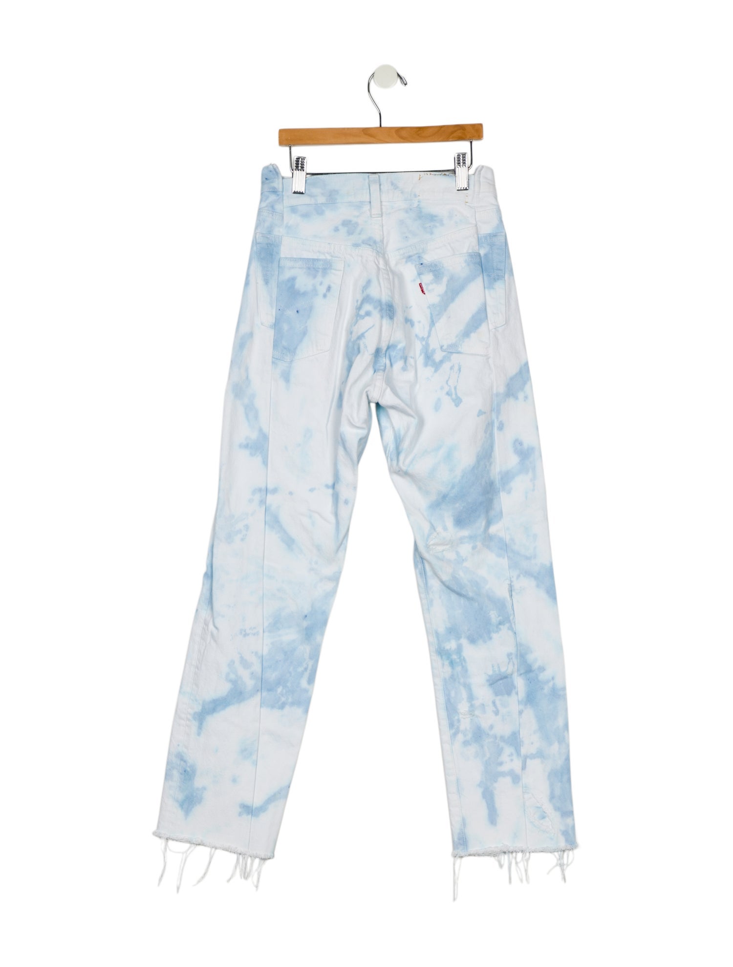 EB DENIM Mid-Rise Straight Leg Jeans