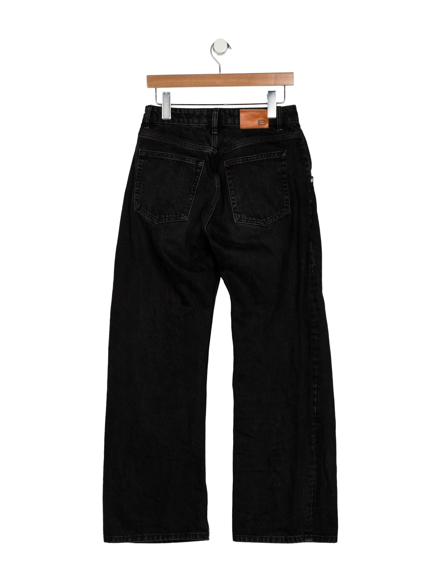 EB DENIM High-Rise Wide Leg Jeans