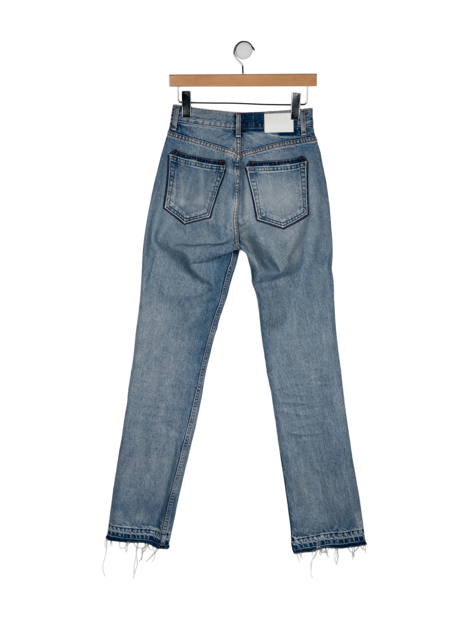 EB DENIM High-Rise Straight Leg Jeans