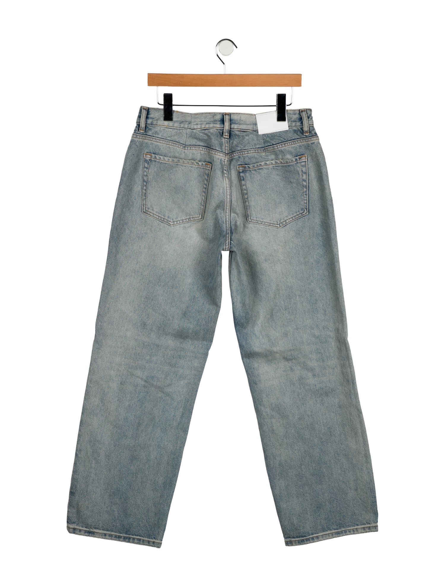 EB DENIM Mid-Rise Wide Leg Jeans