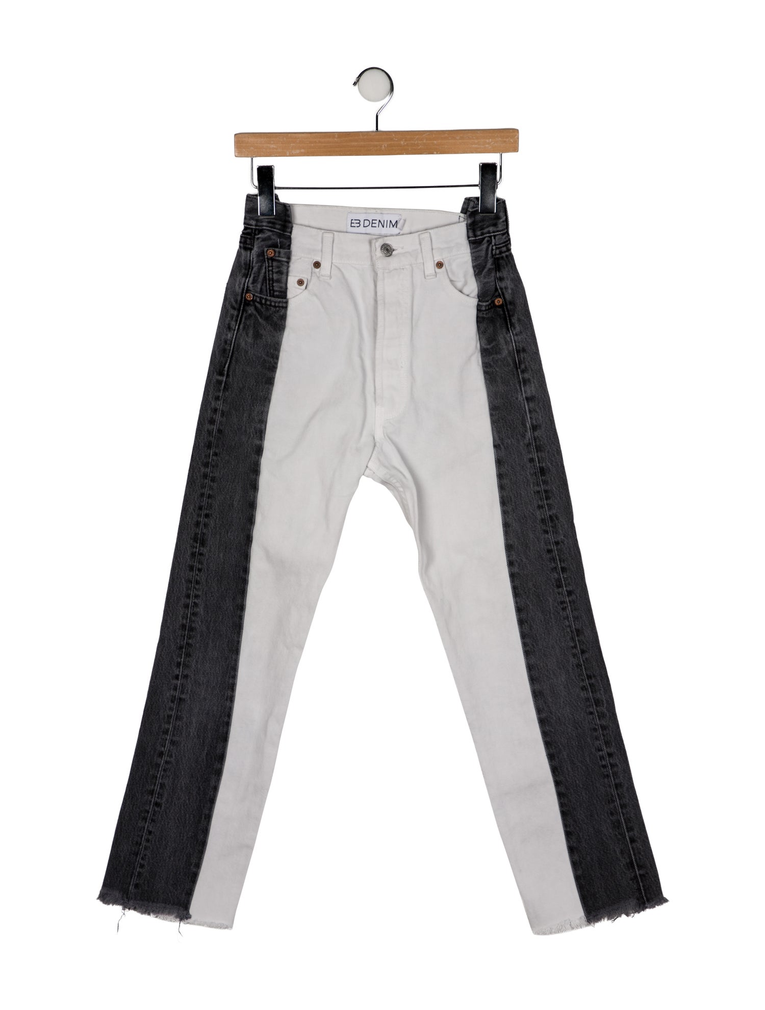 EB DENIM High-Rise Straight Leg Jeans