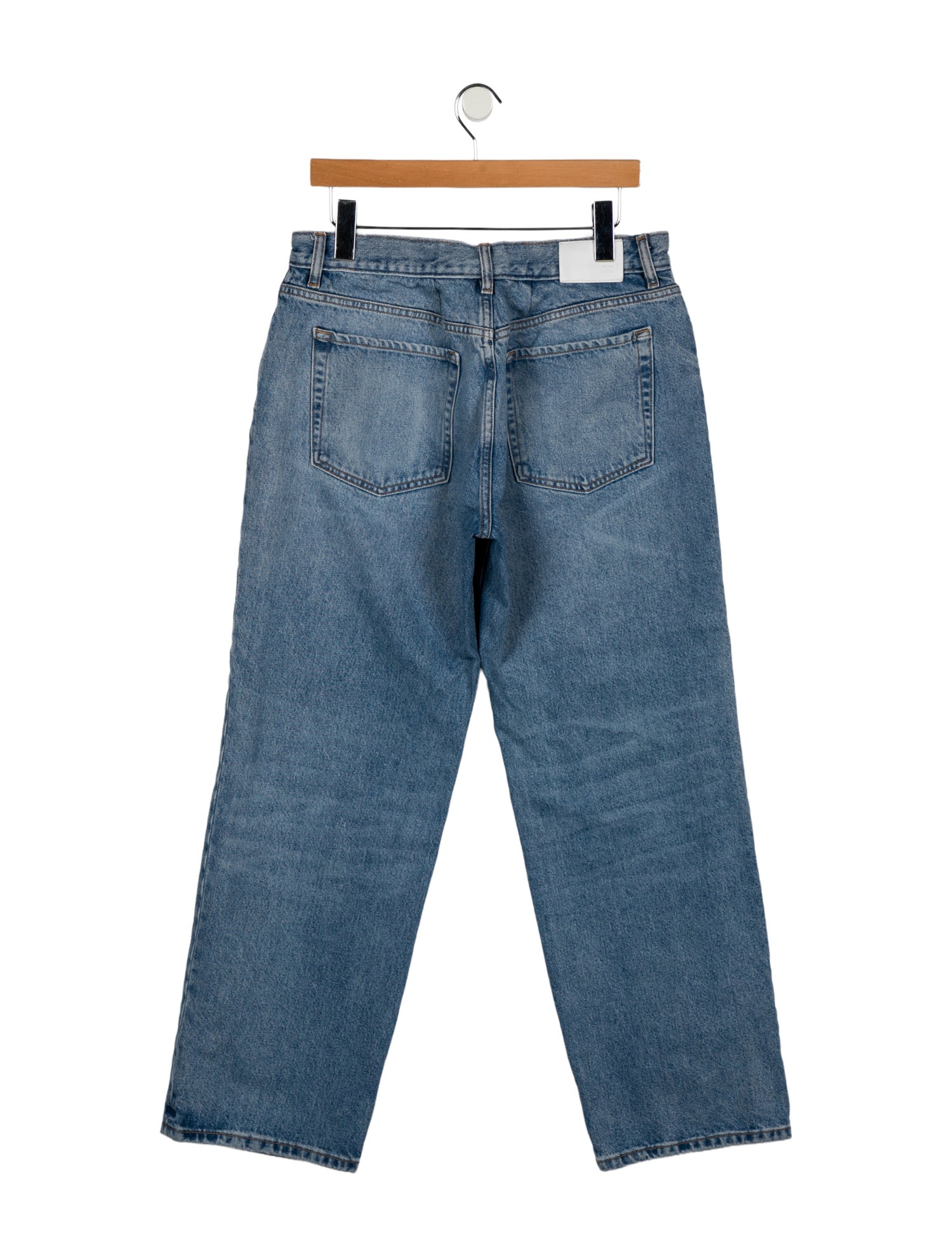 EB DENIM Mid-Rise Wide Leg Jeans