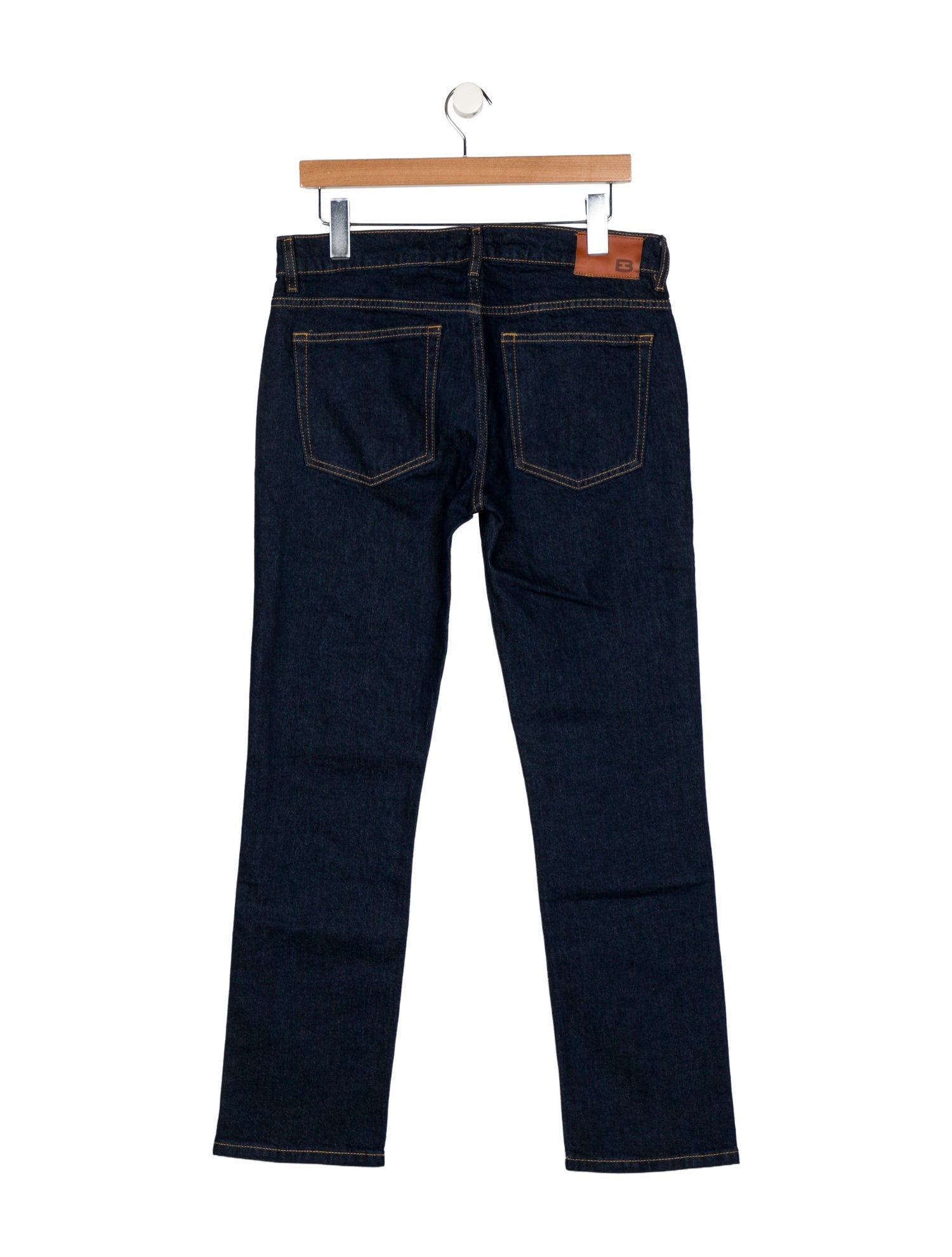 EB DENIM Mid-Rise Straight Leg Jeans