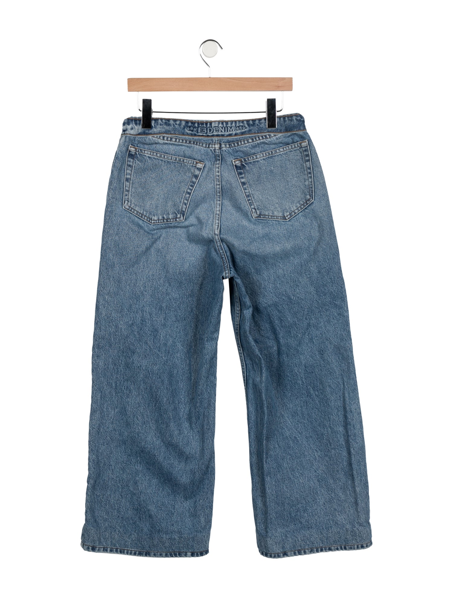 EB DENIM High-Rise Wide Leg Jeans