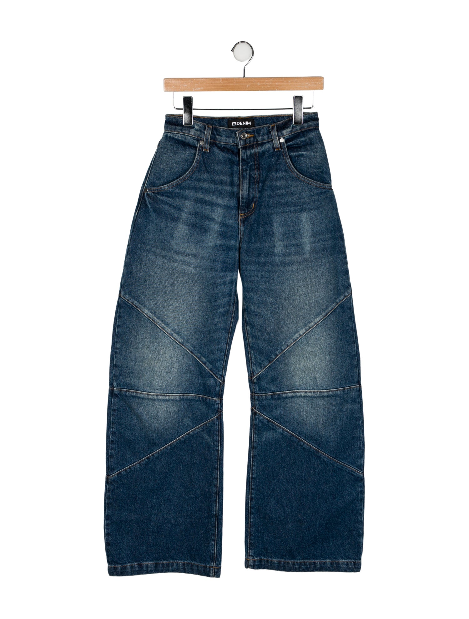 EB DENIM High-Rise Wide Leg Jeans