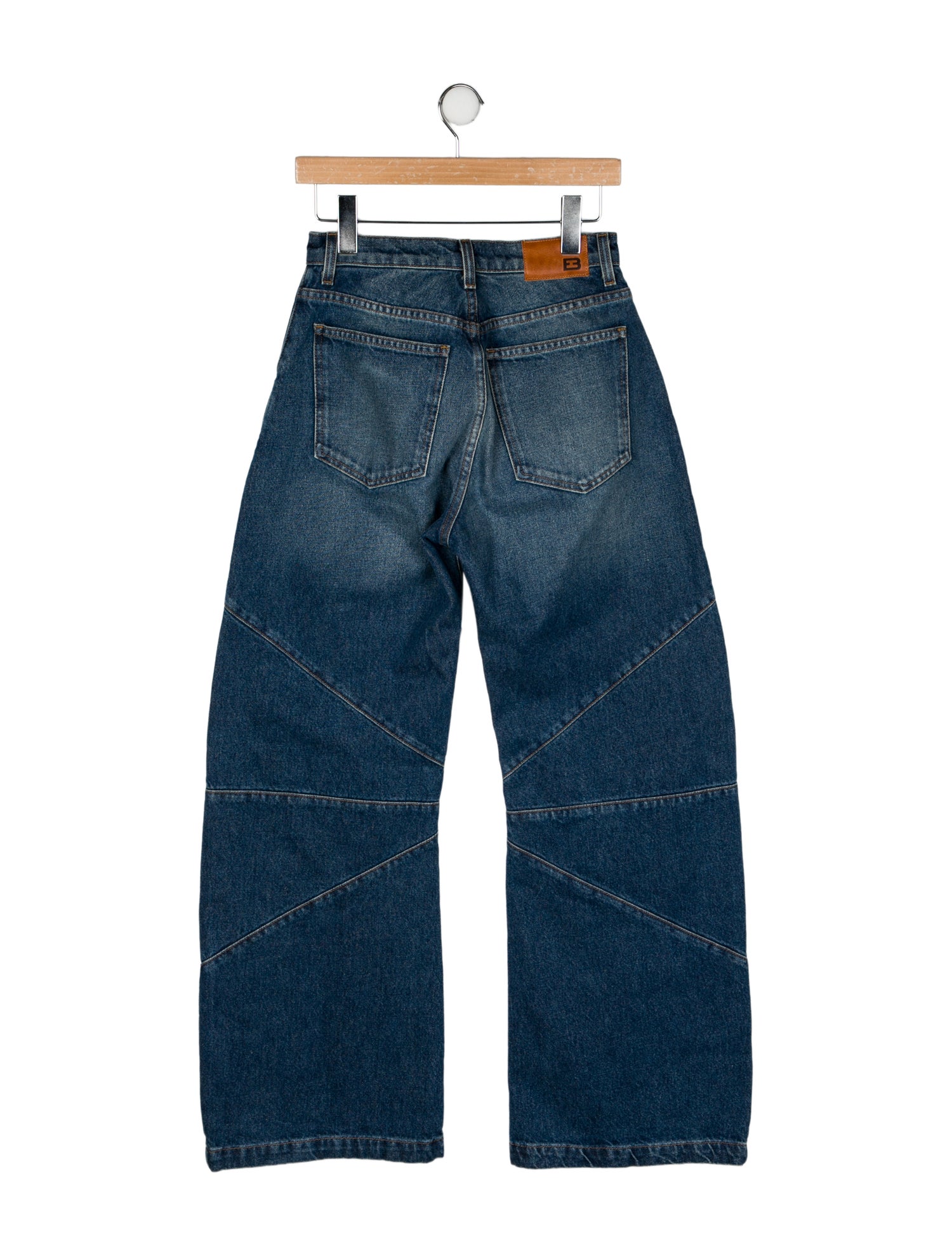 EB DENIM High-Rise Wide Leg Jeans