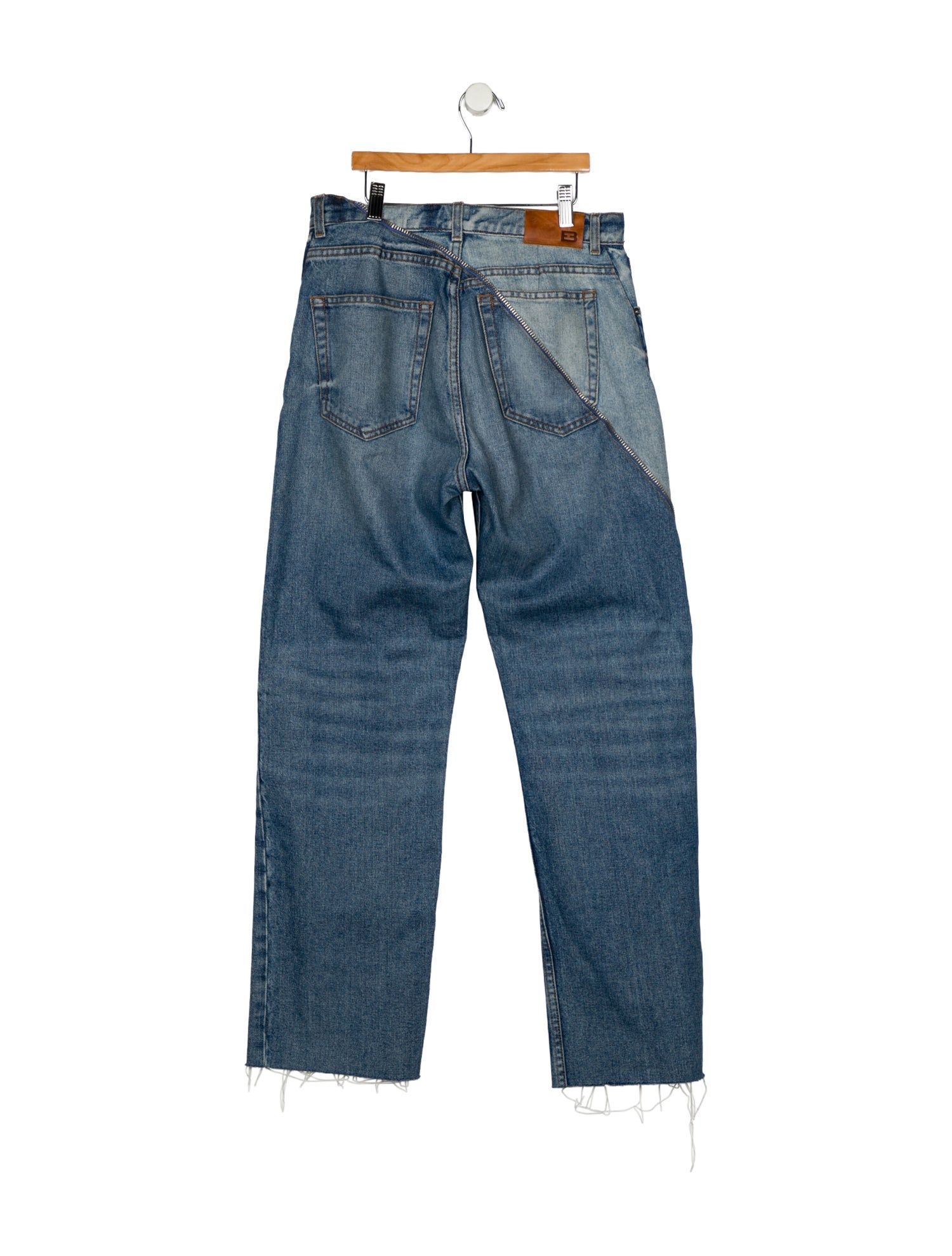 EB DENIM High-Rise Straight Leg Jeans