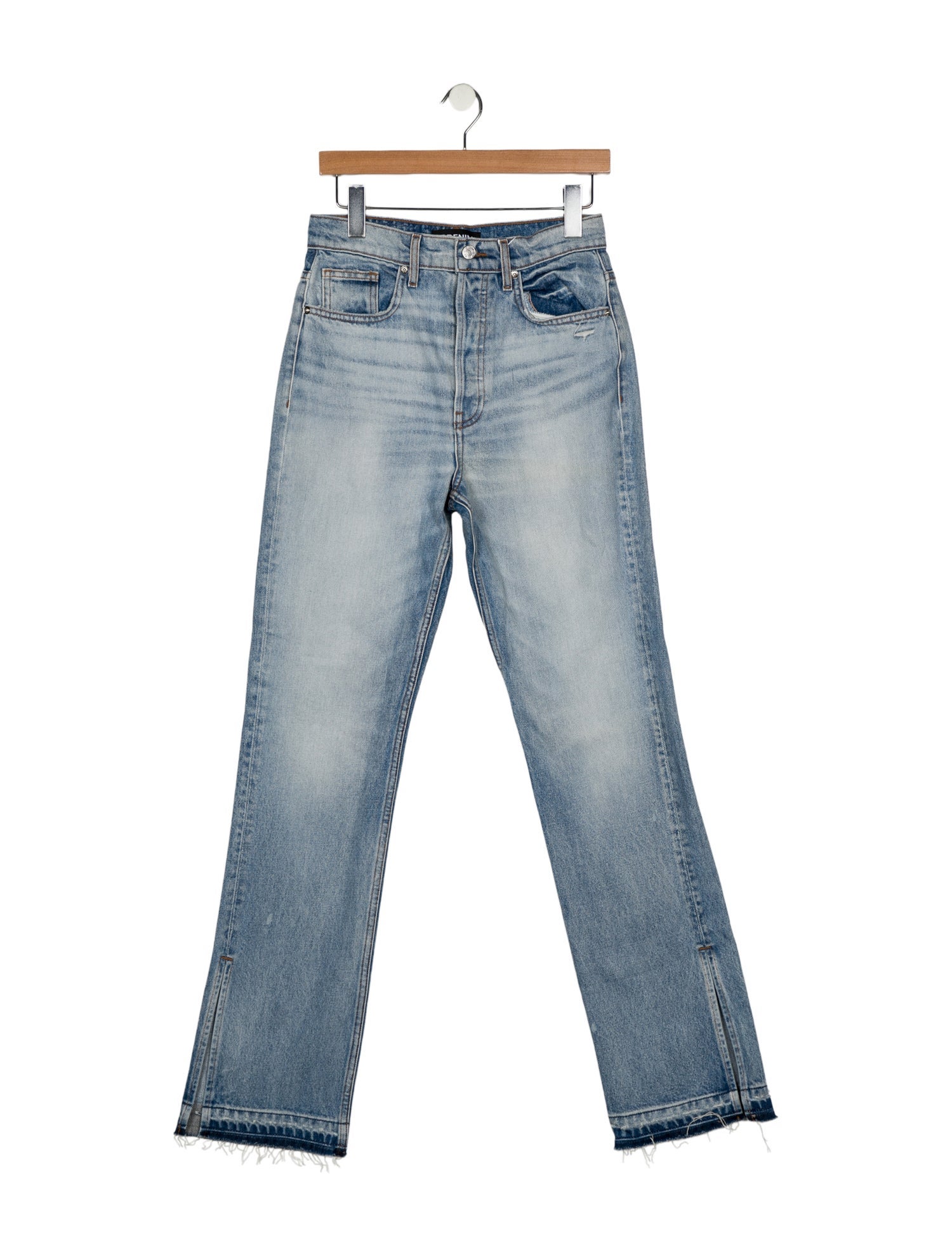 EB DENIM High-Rise Straight Leg Jeans