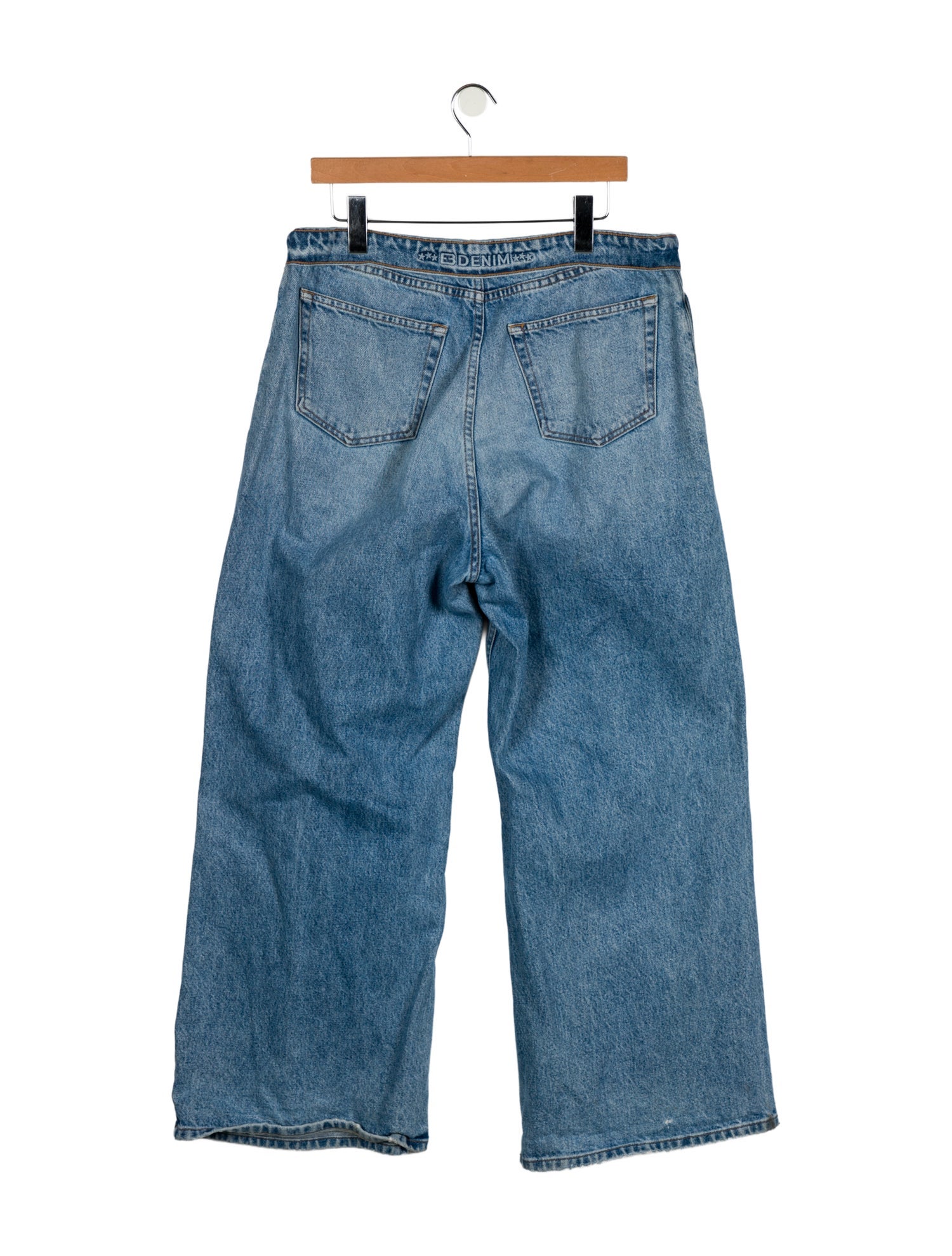 EB DENIM High-Rise Wide Leg Jeans