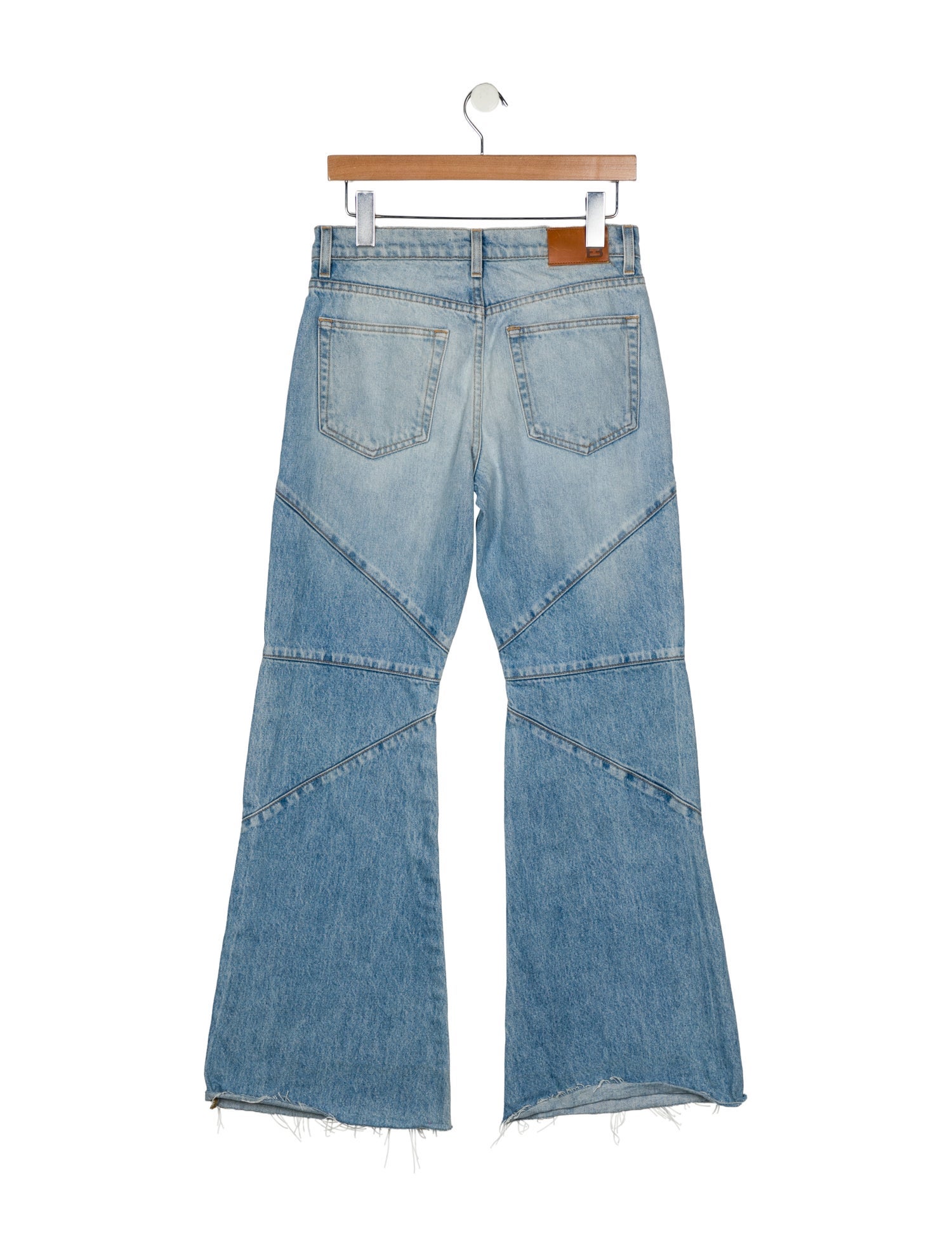 EB DENIM Mid-Rise Wide Leg Jeans