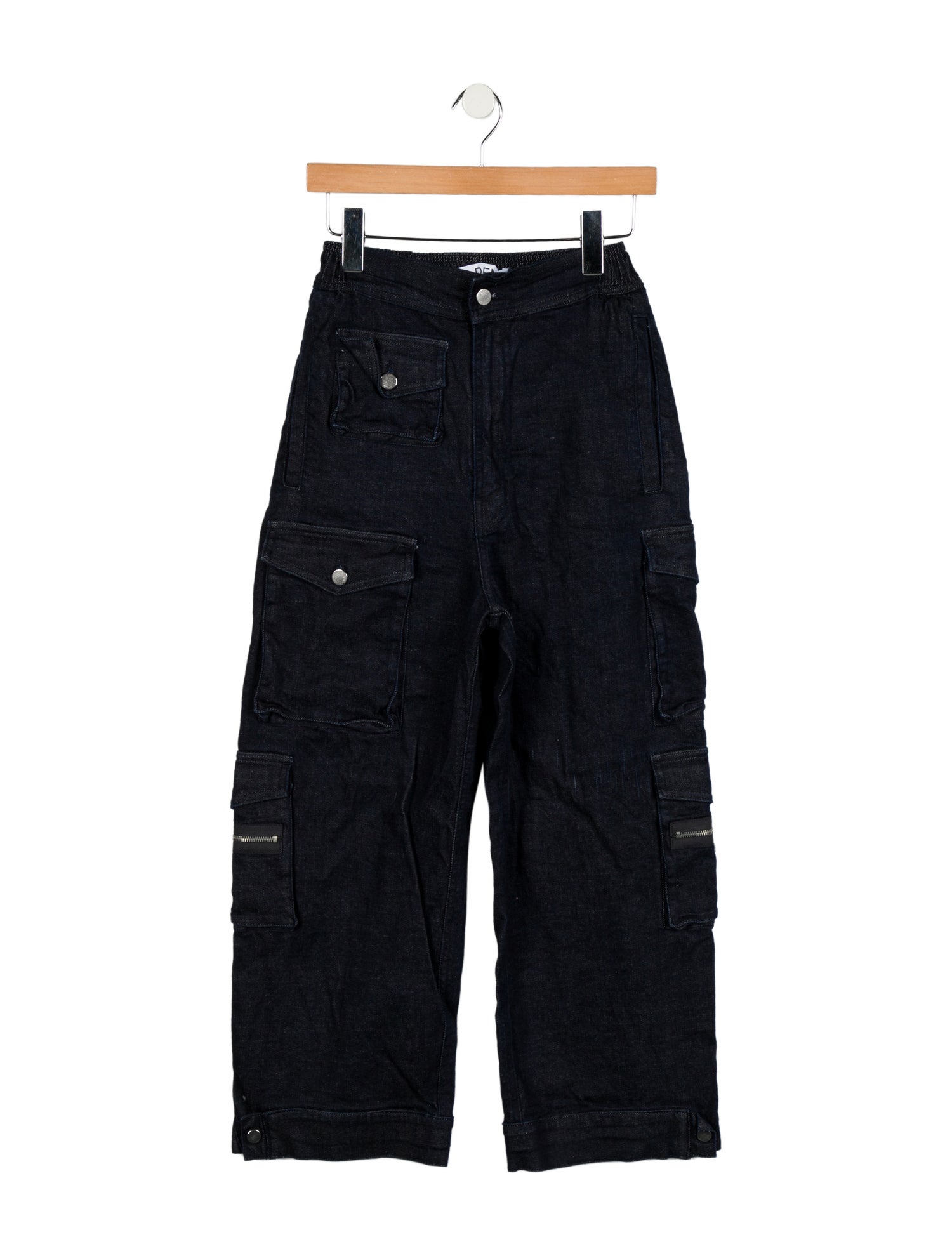 EB DENIM High-Rise Wide Leg Jeans